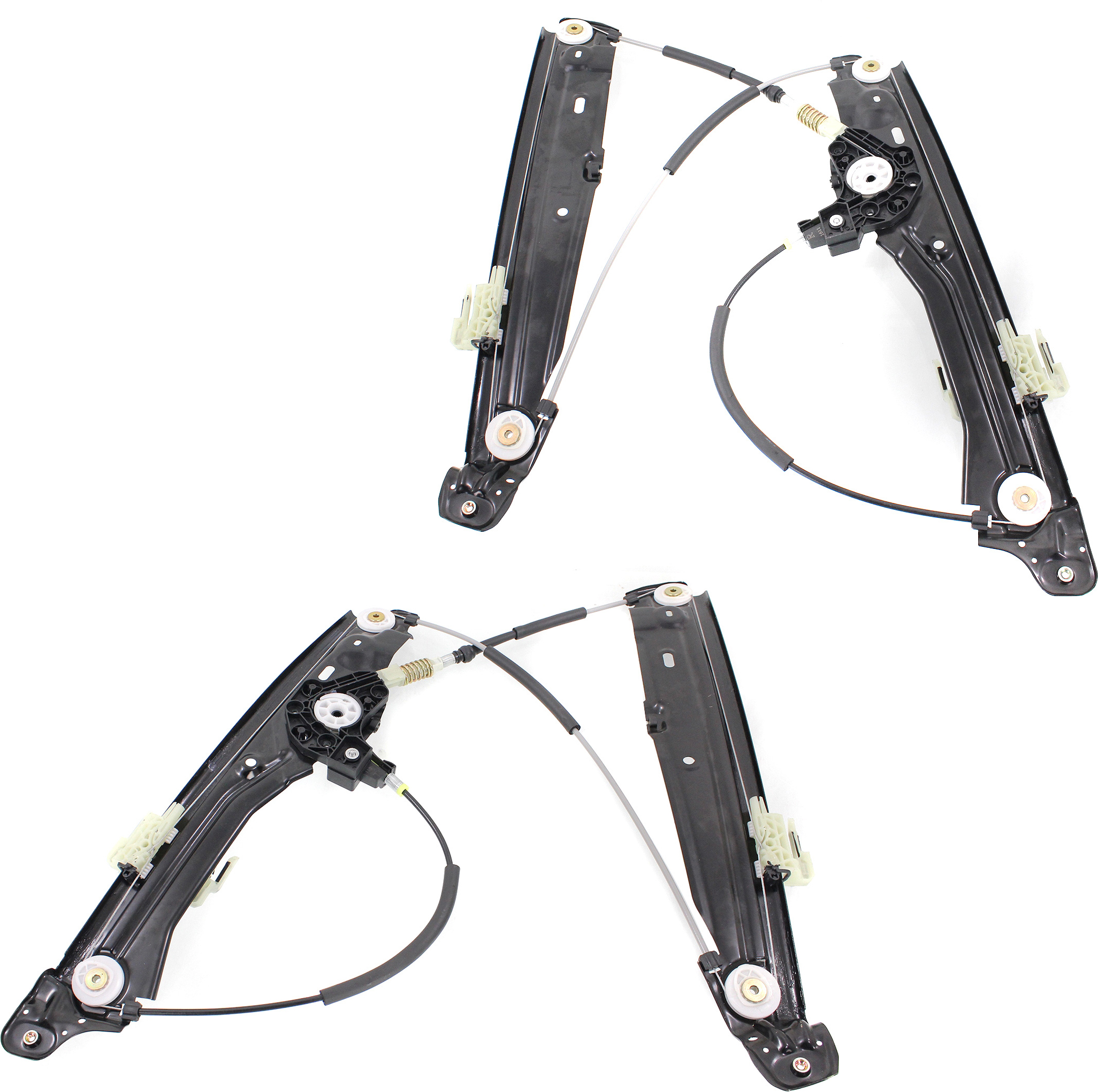 AM 7 SERIES 09-15 FRONT WINDOW REGULATOR RH AND LH Power w o Motor SKU SET REPB462933 Partslink BM1351124 BM1350124 OEM 51337182106-51337182105