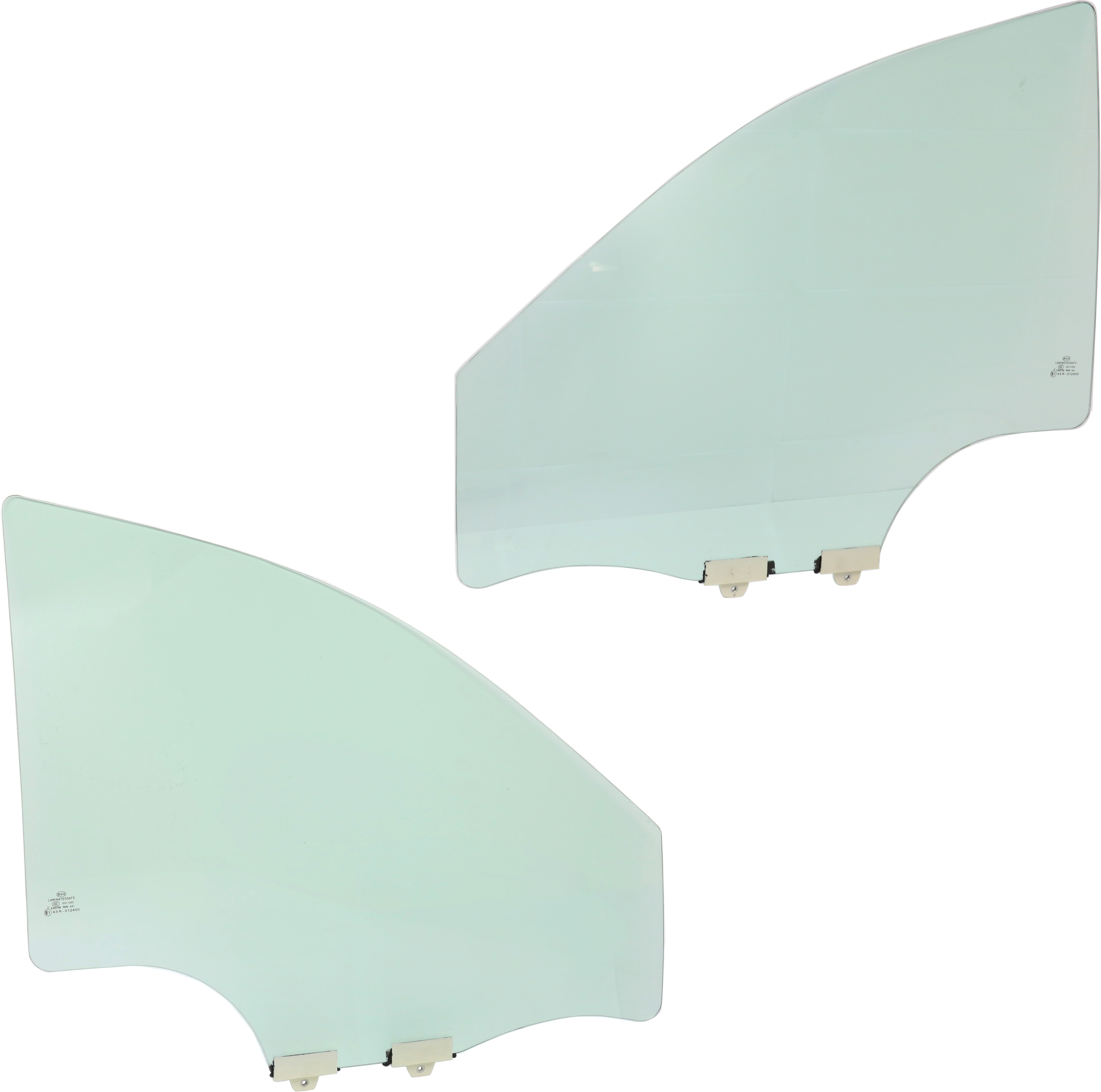 AM BUICK ENCLAVE 08-17 FRONT DOOR GLASS RH AND LH Green Tint SKU SET REPB480111 OEM 15147574 DD11277GTYN 15147575