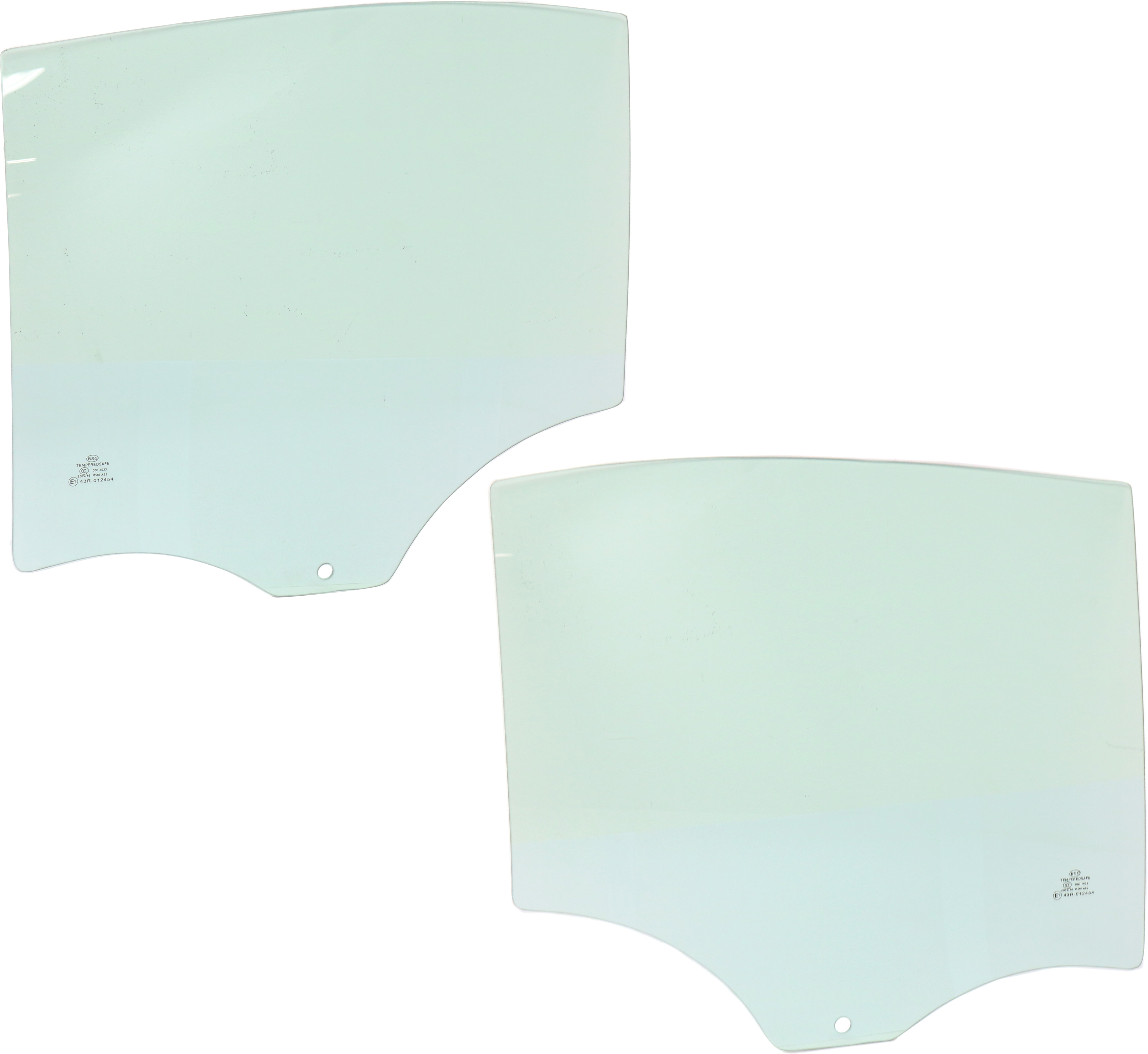 AM 3 SERIES 06-11 REAR DOOR GLASS RH AND LH Green Tint 4 Door Sedan SKU SET REPB481301 OEM 51357145264 FD22618GTNN 513470