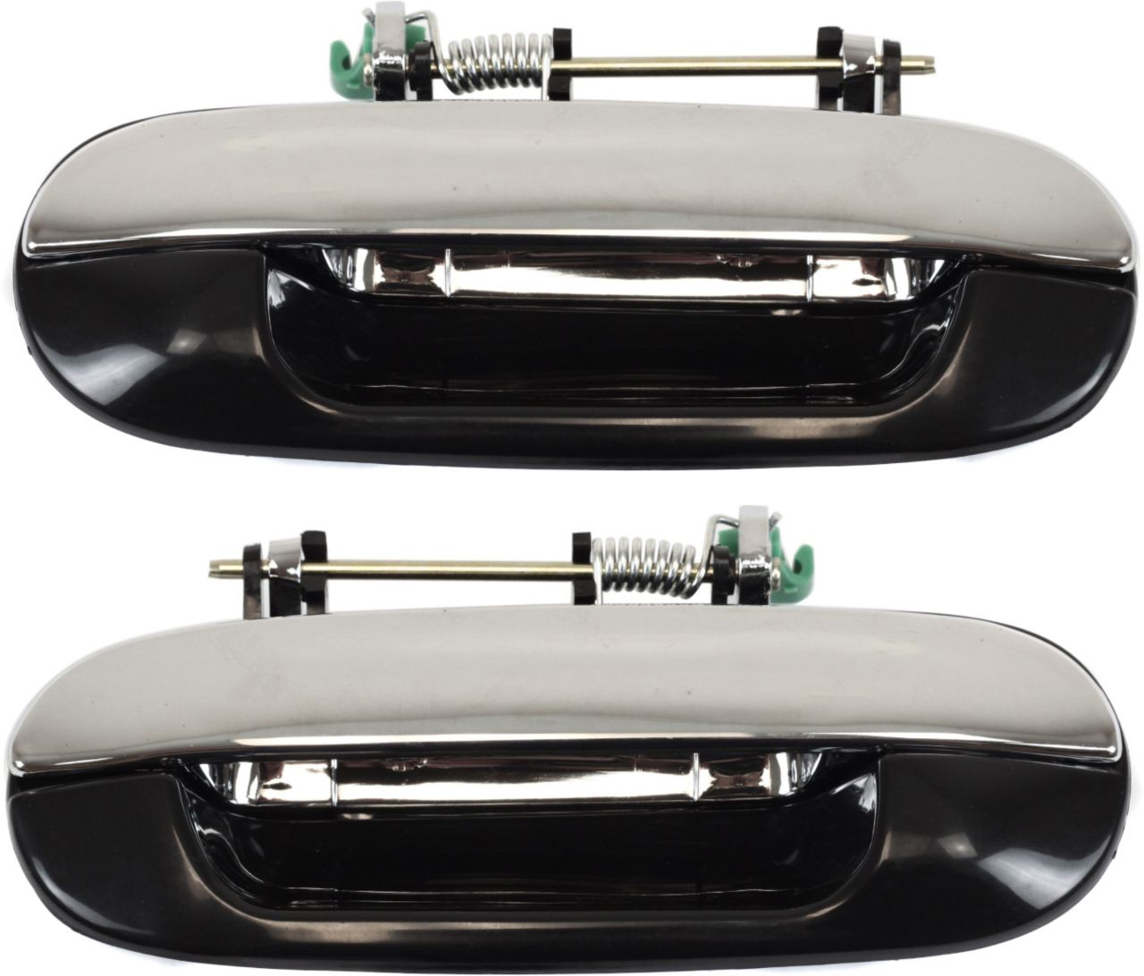 AM 9-7X 05-09 REAR EXTERIOR DOOR HANDLE RH AND LH Chrome Trim 2 row seating SKU SET REPB491315 OEM 19120100-19120099