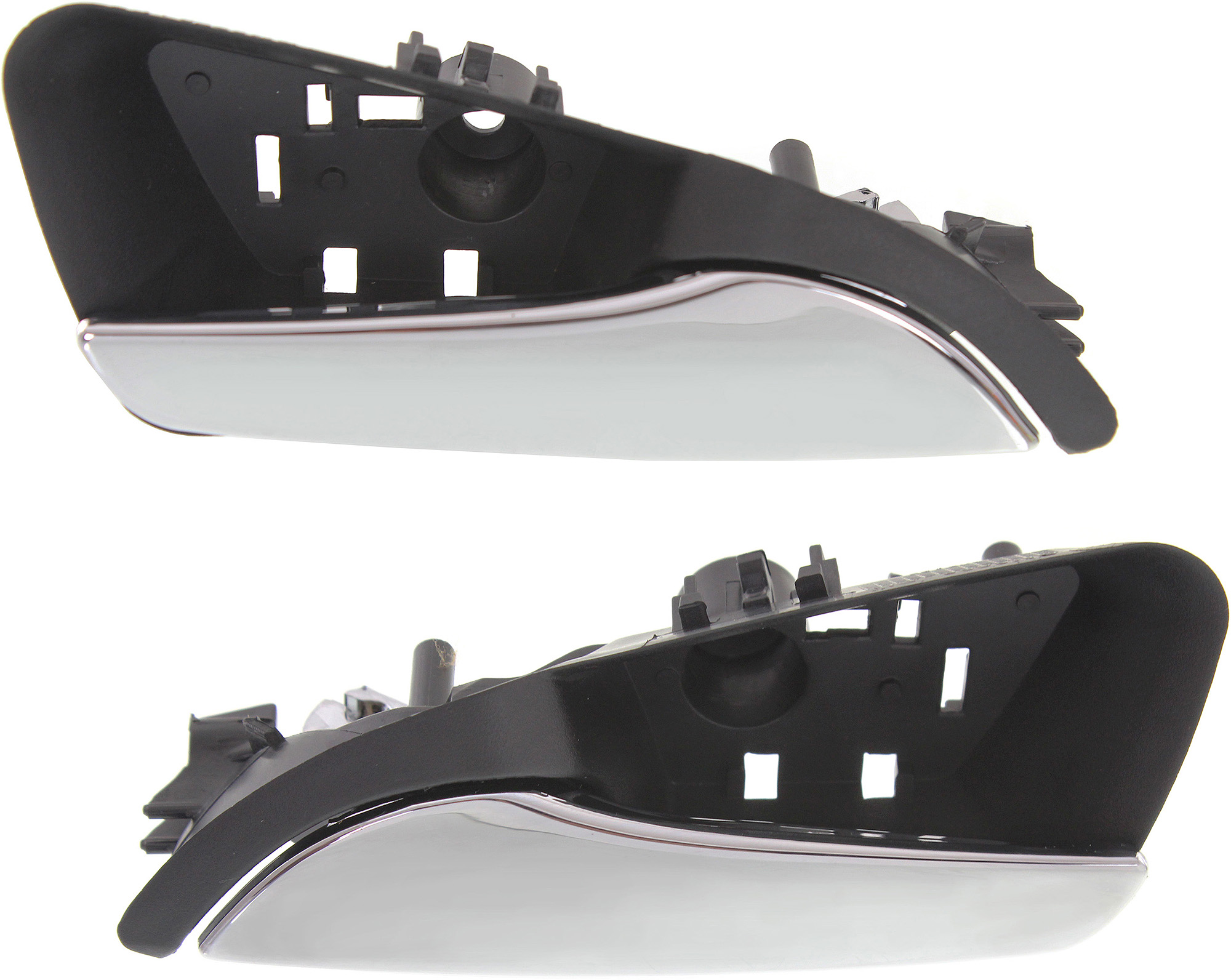 AM REGAL 11-17 REAR INTERIOR DOOR HANDLE RH AND LH Chrome Lever+Black Housing Plastic SKU SET REPB491361