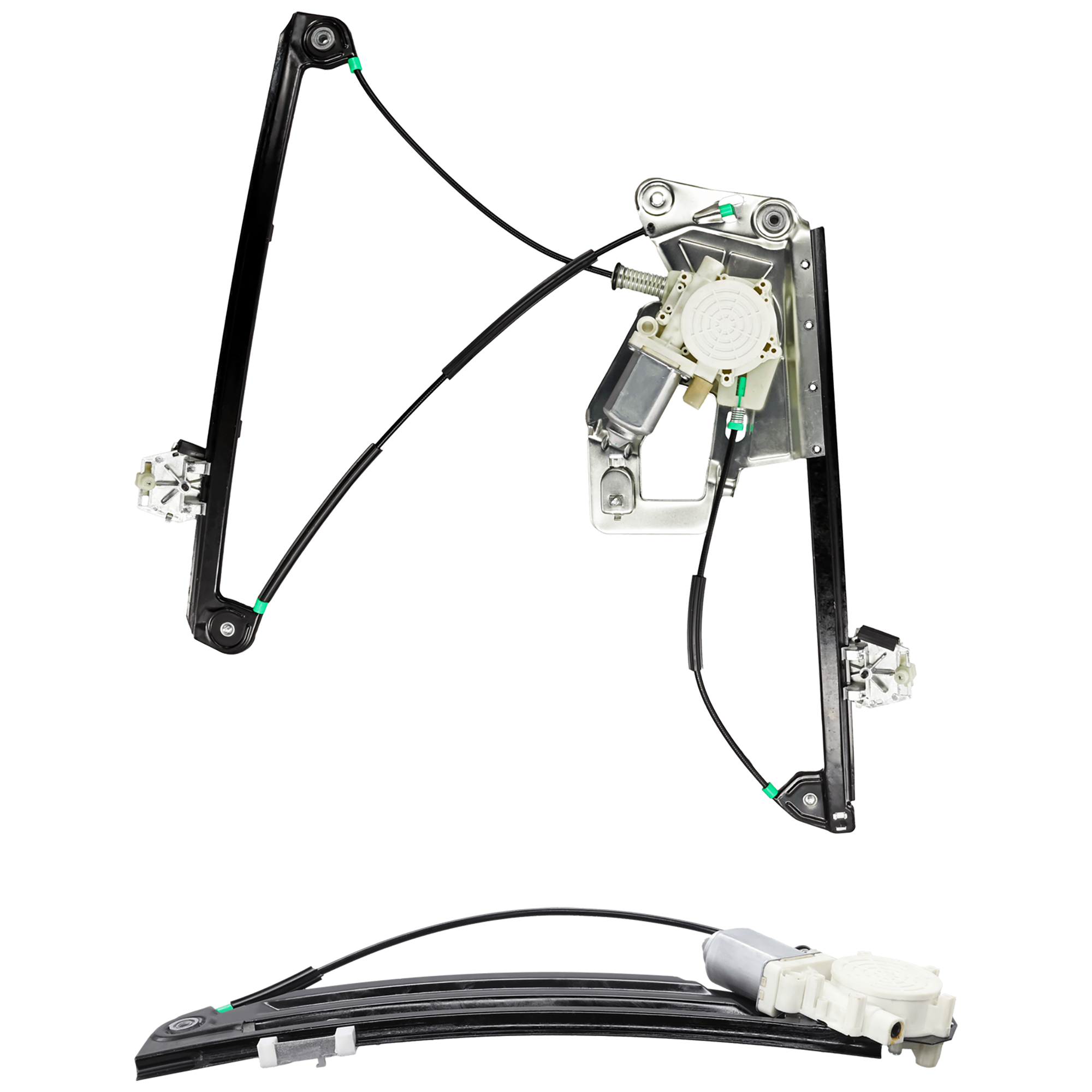AM 5 SERIES 99-03 FRONT AND REAR WINDOW REGULATOR RH Power w Motor SKU SET REPB491715 A Partslink BM1351117 BM1551109 OEM 51338252394 PFM WLA2119 WL4423
