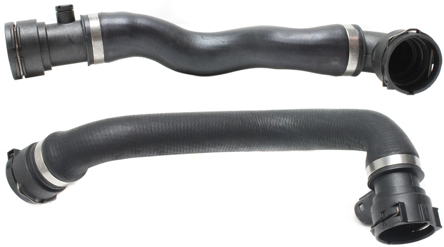AM 5 SERIES 98-03 RADIATOR HOSE Upper and Lower SKU SET REPB501502-2 OEM 11531705224-11531705223