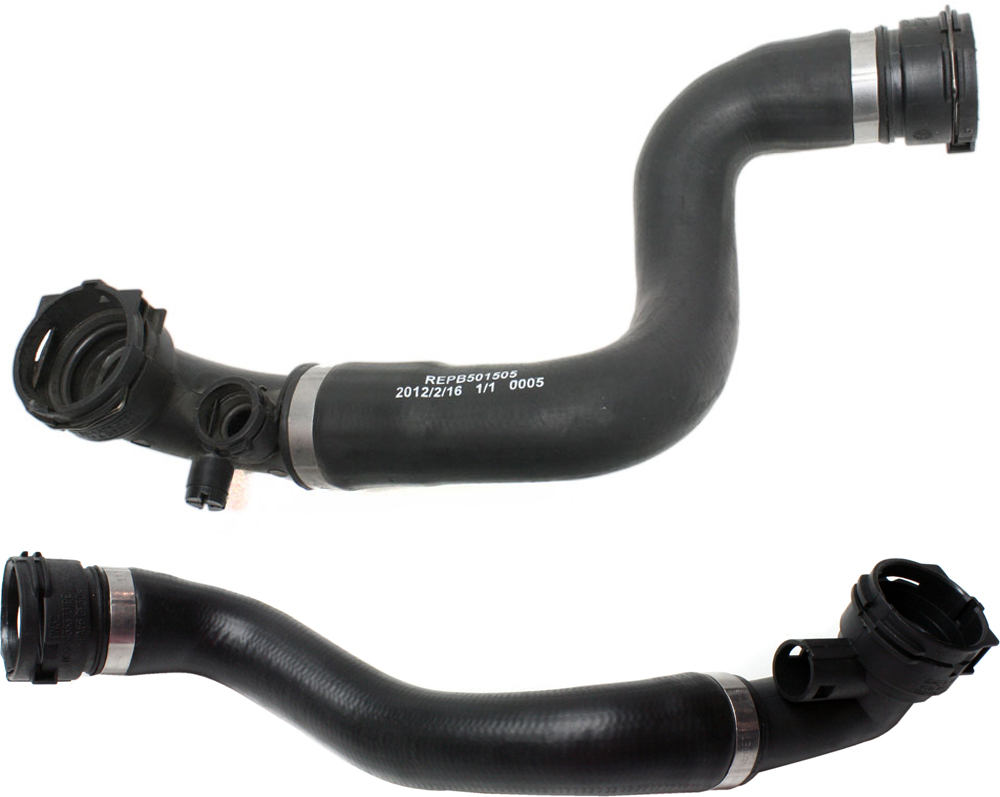 AM X5-01-06 RADIATOR HOSE Upper and Lower SKU SET REPB501505 OEM 11537500733-11537508688