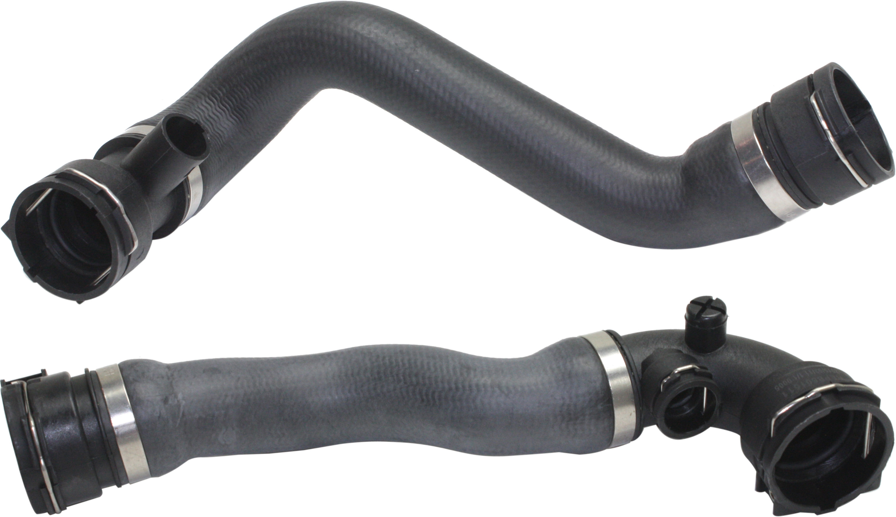 AM 3 SERIES 99-06 RADIATOR HOSE Upper and Lower 6 Cyl 2.2-2.5-2.8-3.0L Eng. SKU SET REPB501511-2 OEM 11531436408-17127510952