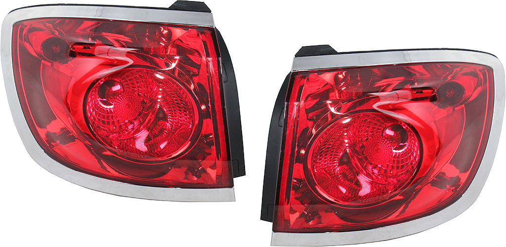 AM ENCLAVE 08-12 TAIL LAMP RH AND LH Outer Assembly Halogen SKU SET REPB730103 Partslink GM2805101 GM2804101 OEM 25954942-25954941
