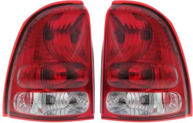 AM RAINIER 04-07 TAIL LAMP RH AND LH Assembly SKU SET REPB730151 Partslink GM2801233 GM2800233 OEM 15131581-15131580