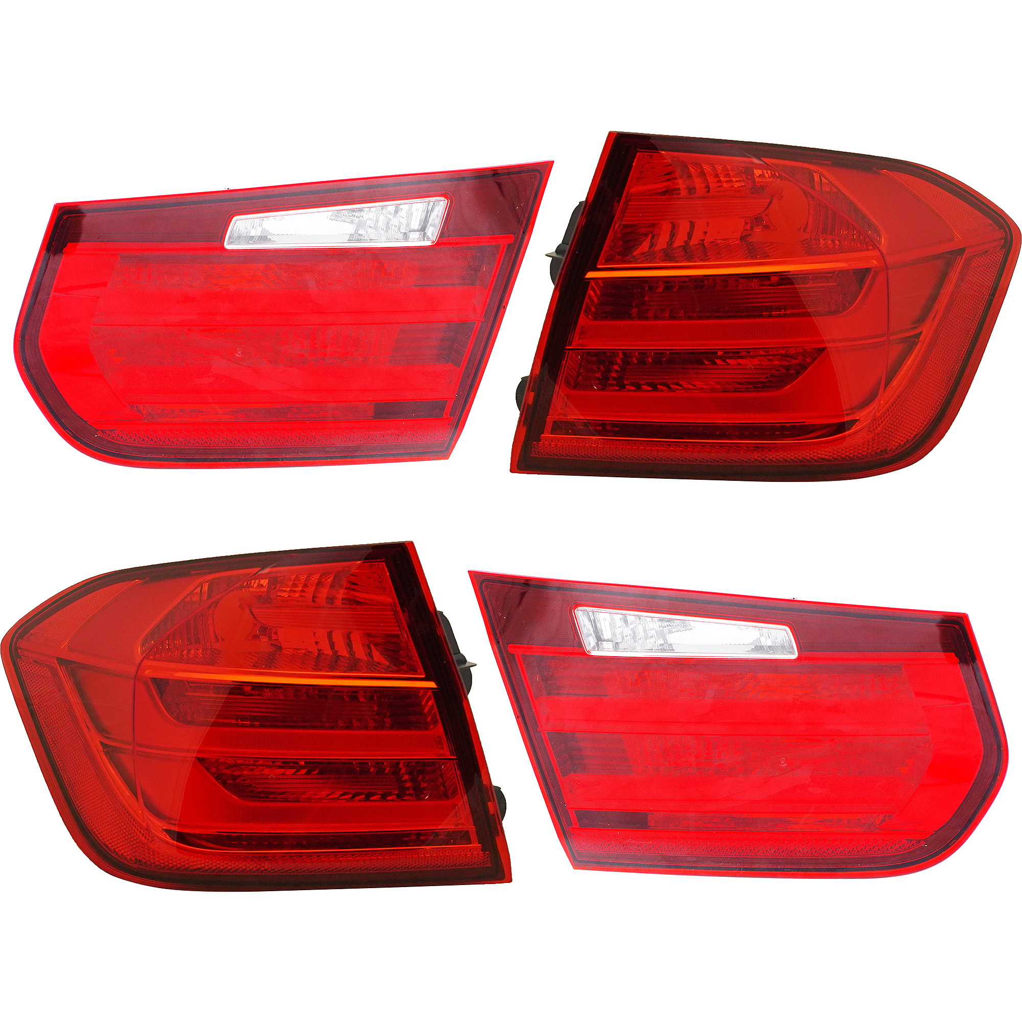 AM 3 SERIES 12-15 TAIL LAMP RH AND LH Inner and Outer Lens and Housing Halogen SKU SET REPB730175-4 Partslink BM2802115 BM2803115 BM2804104 BM2805104 OEM 63217313039-63217313040-632173