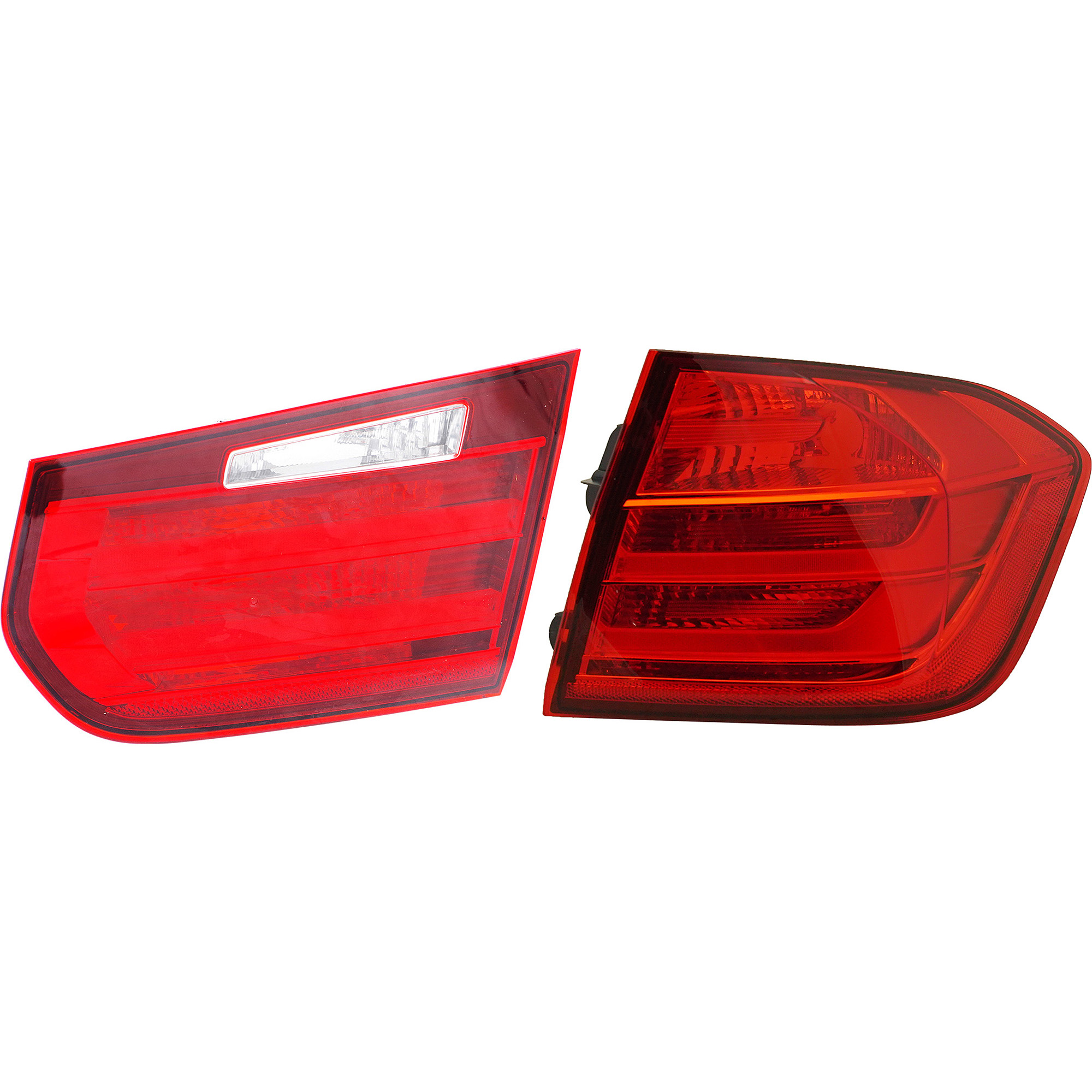 AM 3 SERIES 12-15 TAIL LAMP RH Inner and Outer Lens and Housing Halogen SKU SET REPB730175 A Partslink BM2803115 BM2805104 OEM 63217313040-63217372794