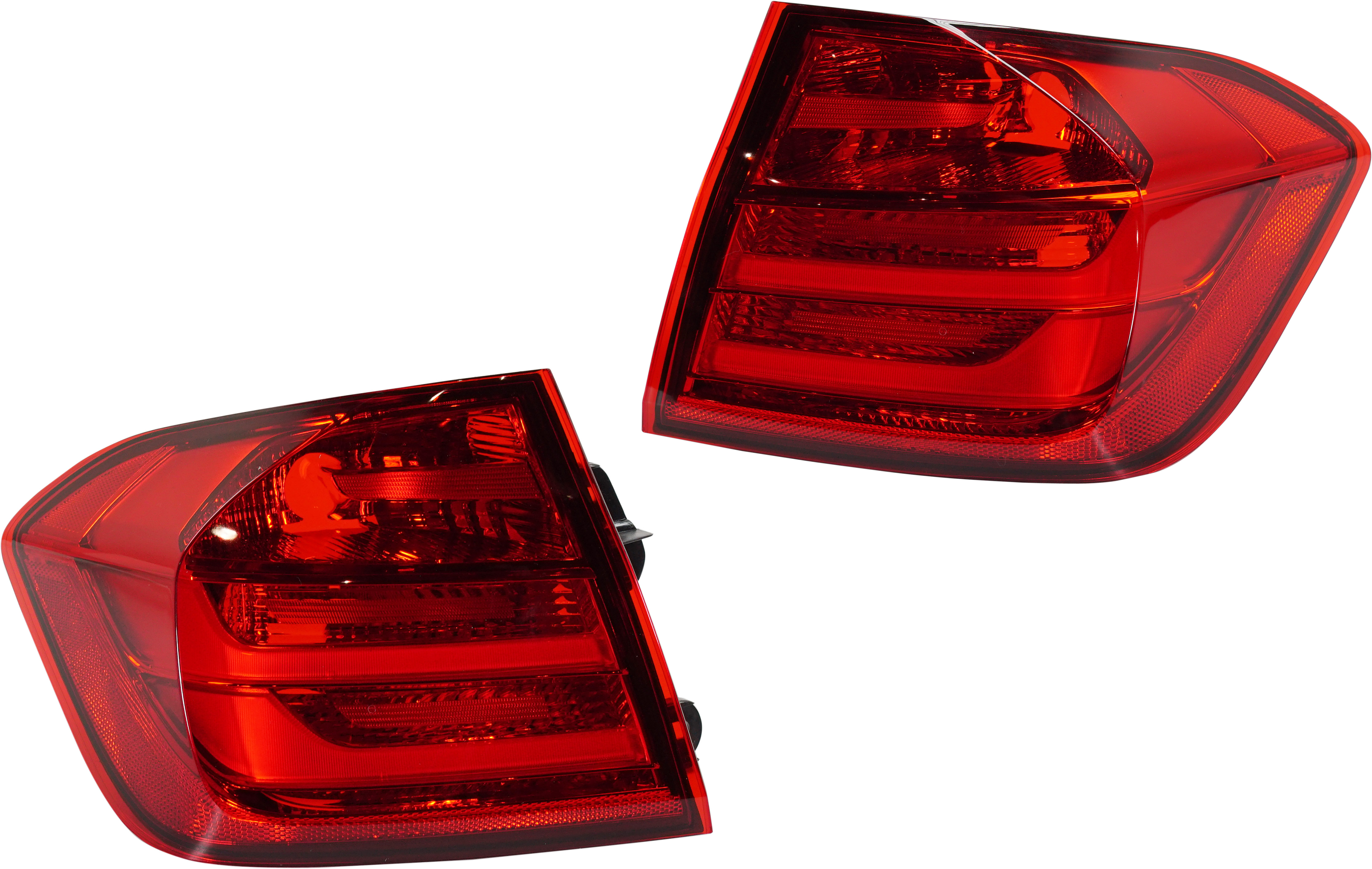 AM 3 SERIES 12-15 TAIL LAMP RH AND LH Outer Lens and Housing Halogen CAPA SKU SET REPB730175Q Partslink BM2805104C BM2804104C OEM 63217313040-63217313039