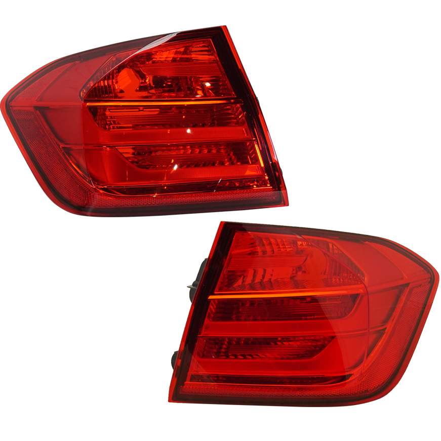 AM 3 SERIES 12-15 TAIL LAMP RH AND LH Outer Lens and Housing Halogen SKU SET REPB730175 Partslink BM2805104 BM2804104 OEM 63217313040-63217313039