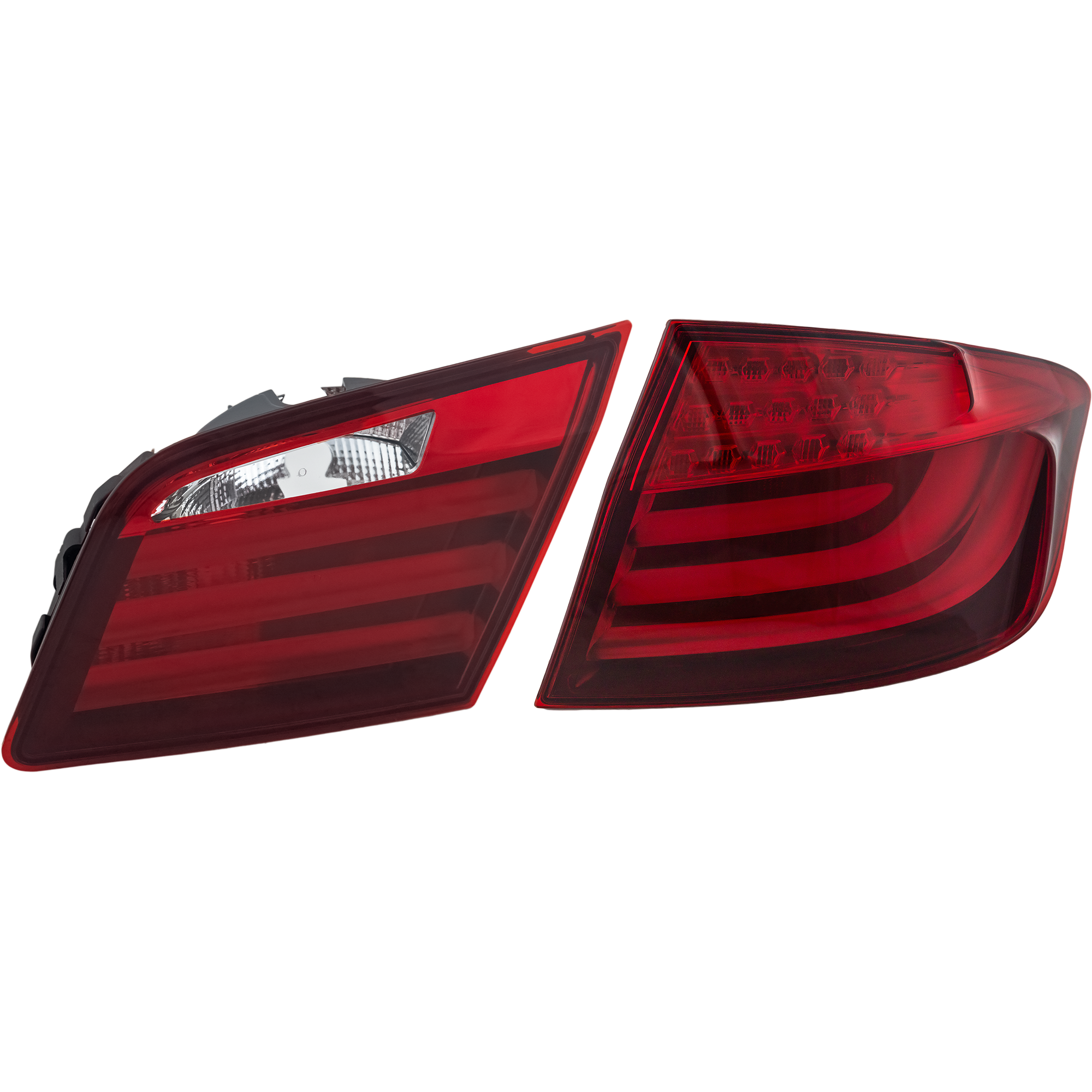 AM 5 SERIES 11-13 TAIL LAMP RH Inner and Outer Sedan SKU SET REPB730179 A Partslink BM2803107 BM2805105 OEM 63217203226 PFM 63217203232