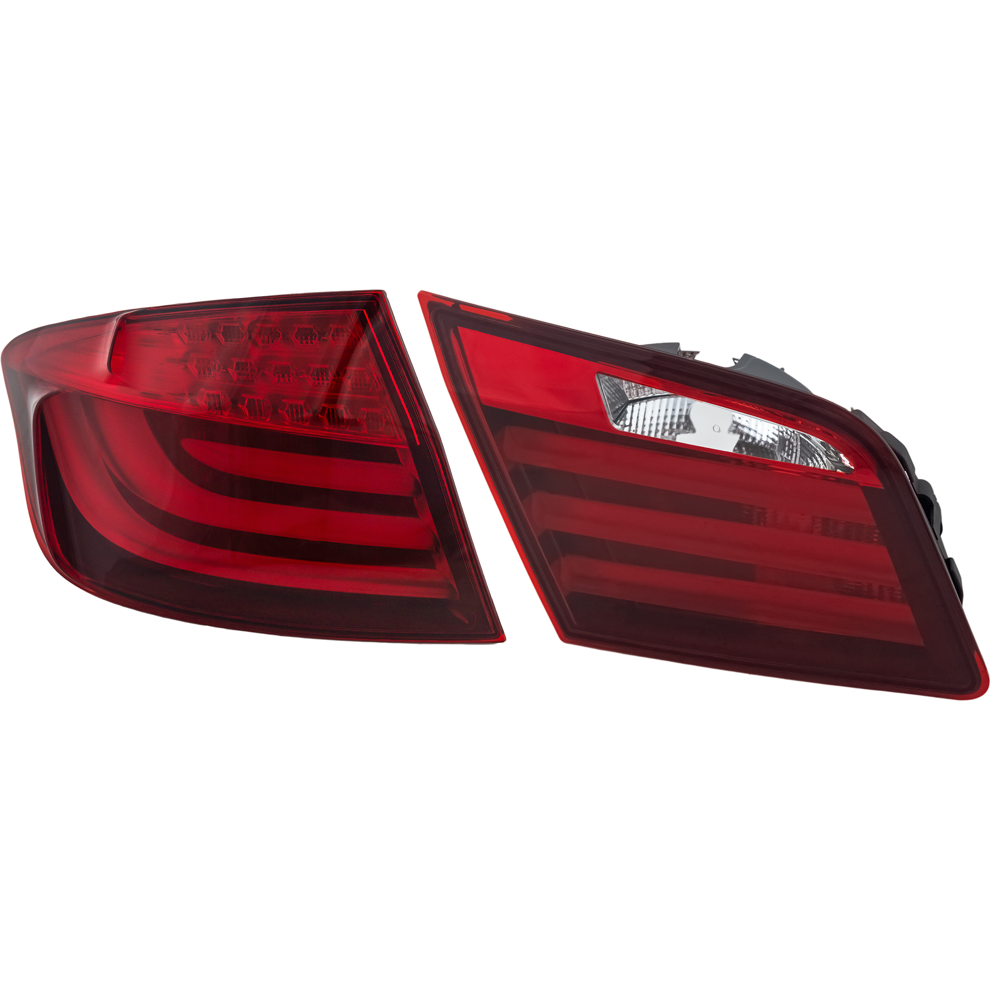 AM 5 SERIES 11-13 TAIL LAMP LH Inner and Outer Sedan SKU SET REPB730180 Partslink BM2802107 BM2804105 OEM 63217203225 PFM 63217203231