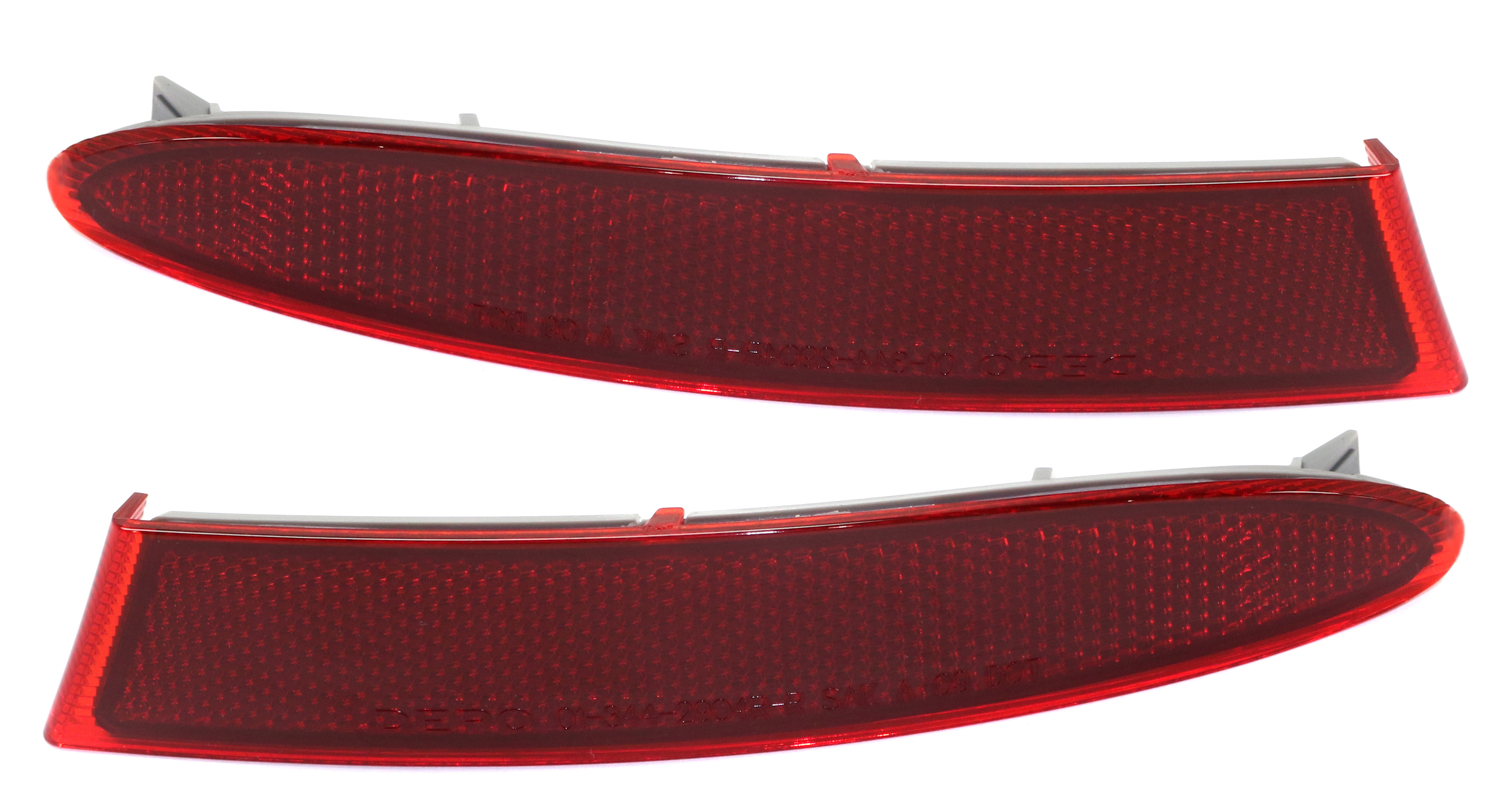AM X3-11-17 REAR BUMPER REFLECTOR RH AND LH 15-17 w M Pkg CAPA SKU SET REPB734901Q Partslink BM1184104C BM1185104C OEM 63147217315-63147217316