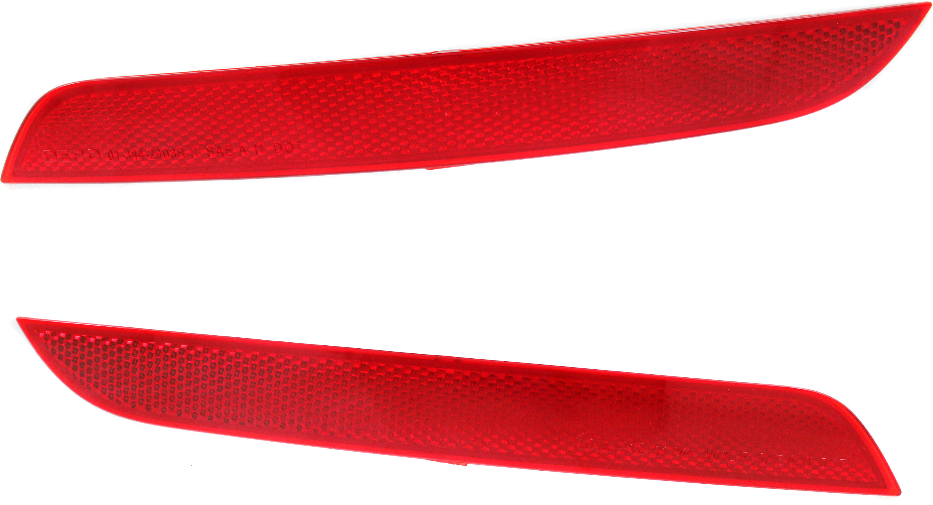 AM 3 SERIES 12-15-4 SERIES 14-17 REAR BUMPER REFLECTOR RH AND LH w o M Sport Line Conv Cpe HB Sdn SKU SET REPB734903 Partslink BM1185100 BM1184100 OEM 63147382234-63147301188-631473