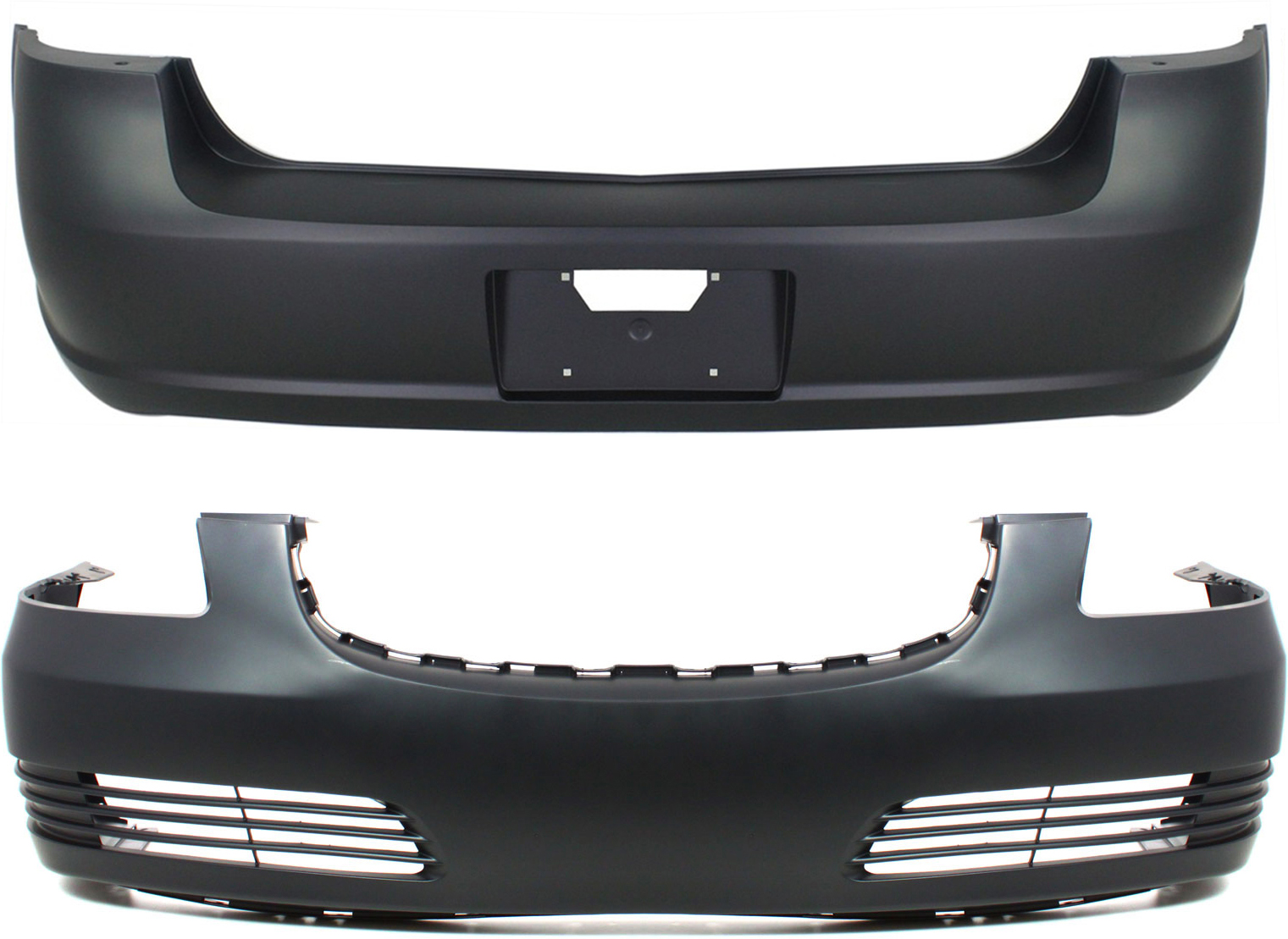 AM LUCERNE 06-07 FRONT AND REAR BUMPER COVER Assembly Primed CXL 06-07 CX 06-7 Model SKU SET REPB760132-2 Partslink GM1000822 GM1100775 OEM 20827013-19121117