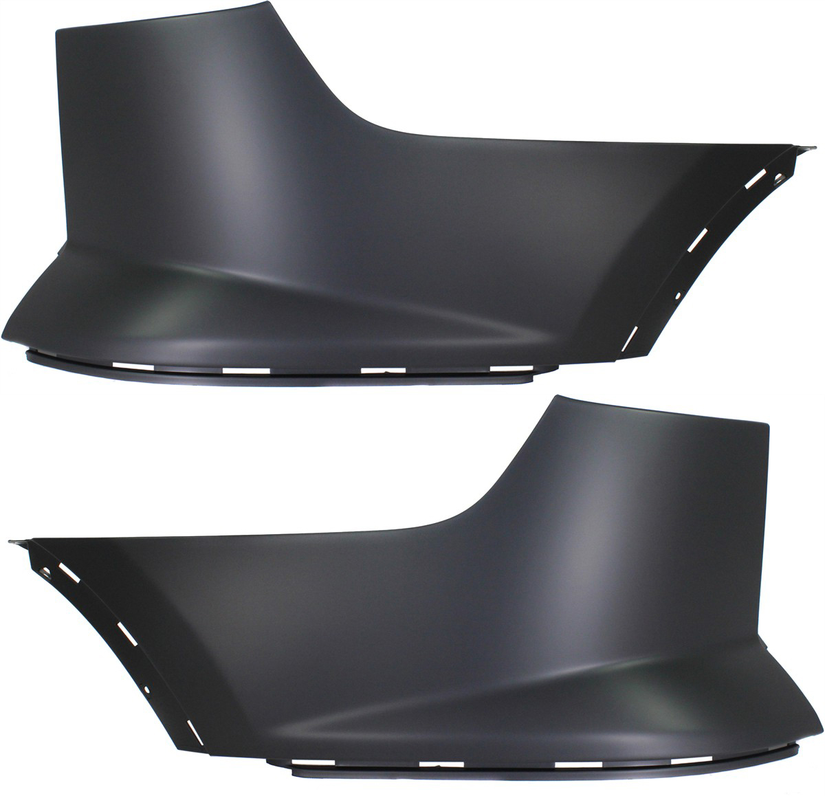 AM ENCLAVE 08-12 REAR BUMPER END RH AND LH Side Cover Primed SKU SET REPB761103P Partslink GM1116101 GM1117101 OEM 25948033-25948034