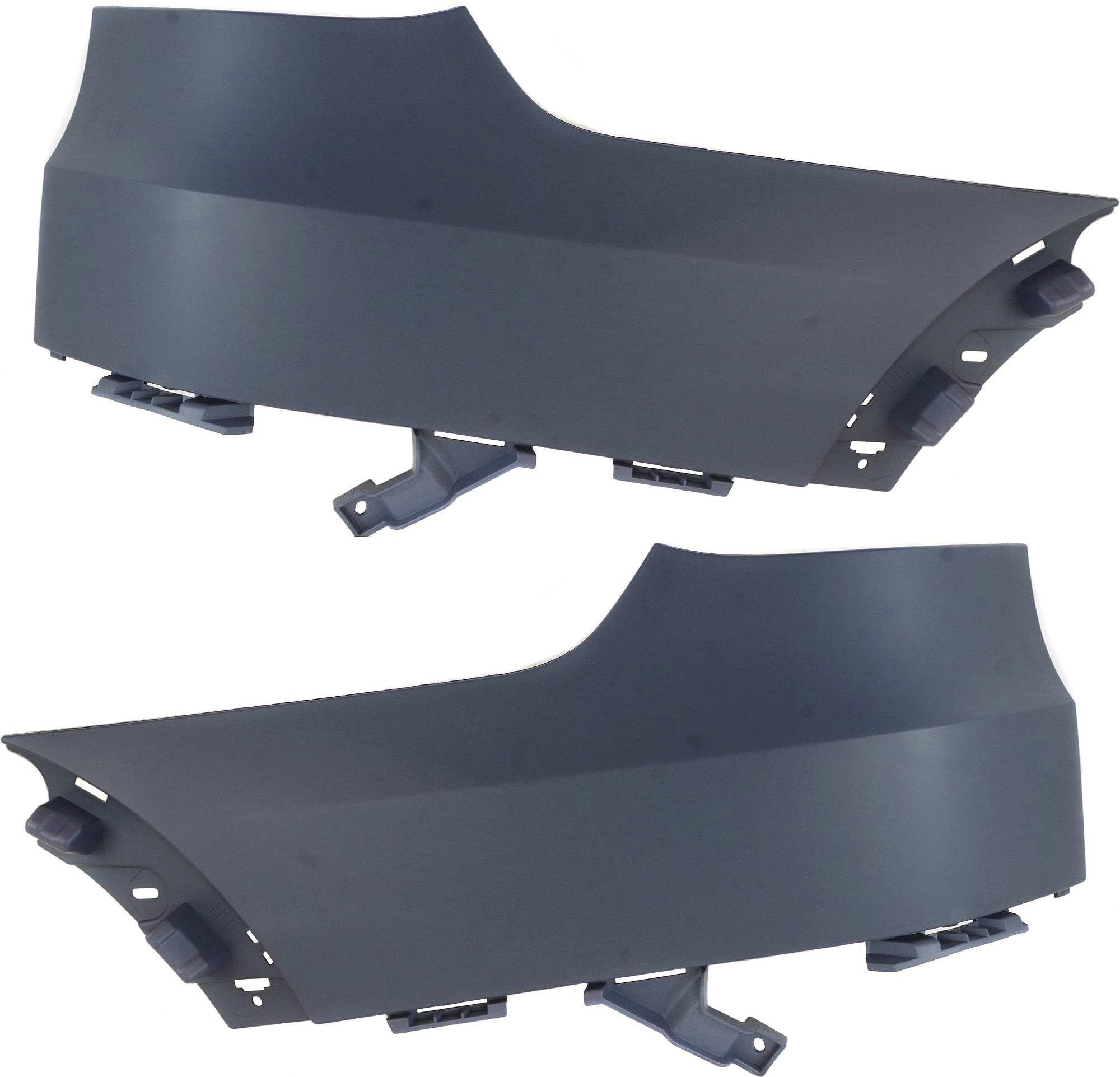 AM X5-10-13 REAR BUMPER END RH AND LH Outer Cover Primed M Model 10-13 w M Pkg. 11-13 SKU SET REPB761109 Partslink BM1117103 BM1116103 OEM 51128037282-51128037281