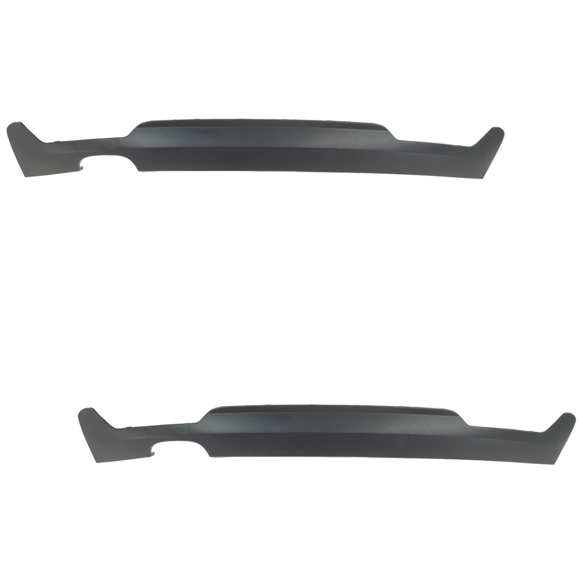 AM 428I 430I 14-20 REAR BUMPER MOLDING RH AND LH w M Sport Pkg w Single Exhaust Hole SKU SET REPB763522-2