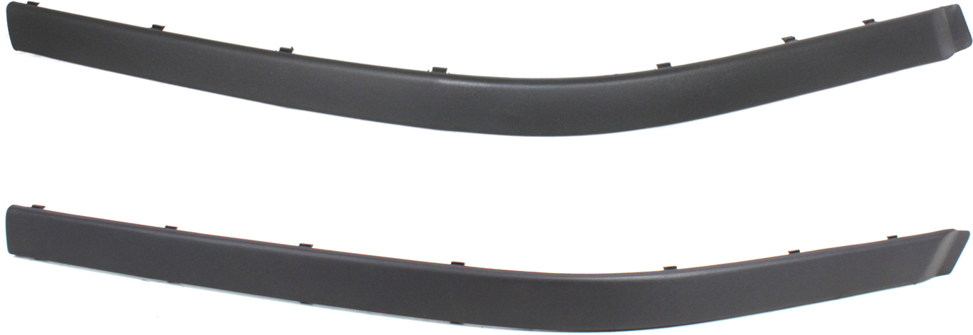 AM 5 SERIES 97 FRONT BUMPER MOLDING RH AND LH Outer Black SKU SET REPB763701 Partslink BM1059110 BM1058110 OEM 51118159352-51118159351