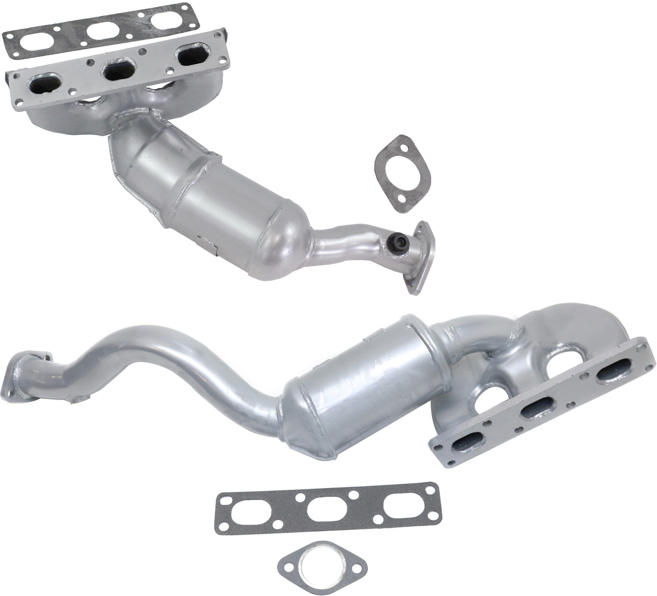 AM 5 SERIES 01-06 CATALYTIC CONVERTER Front and Rear with Exhaust Manifold SKU SET REPB960301