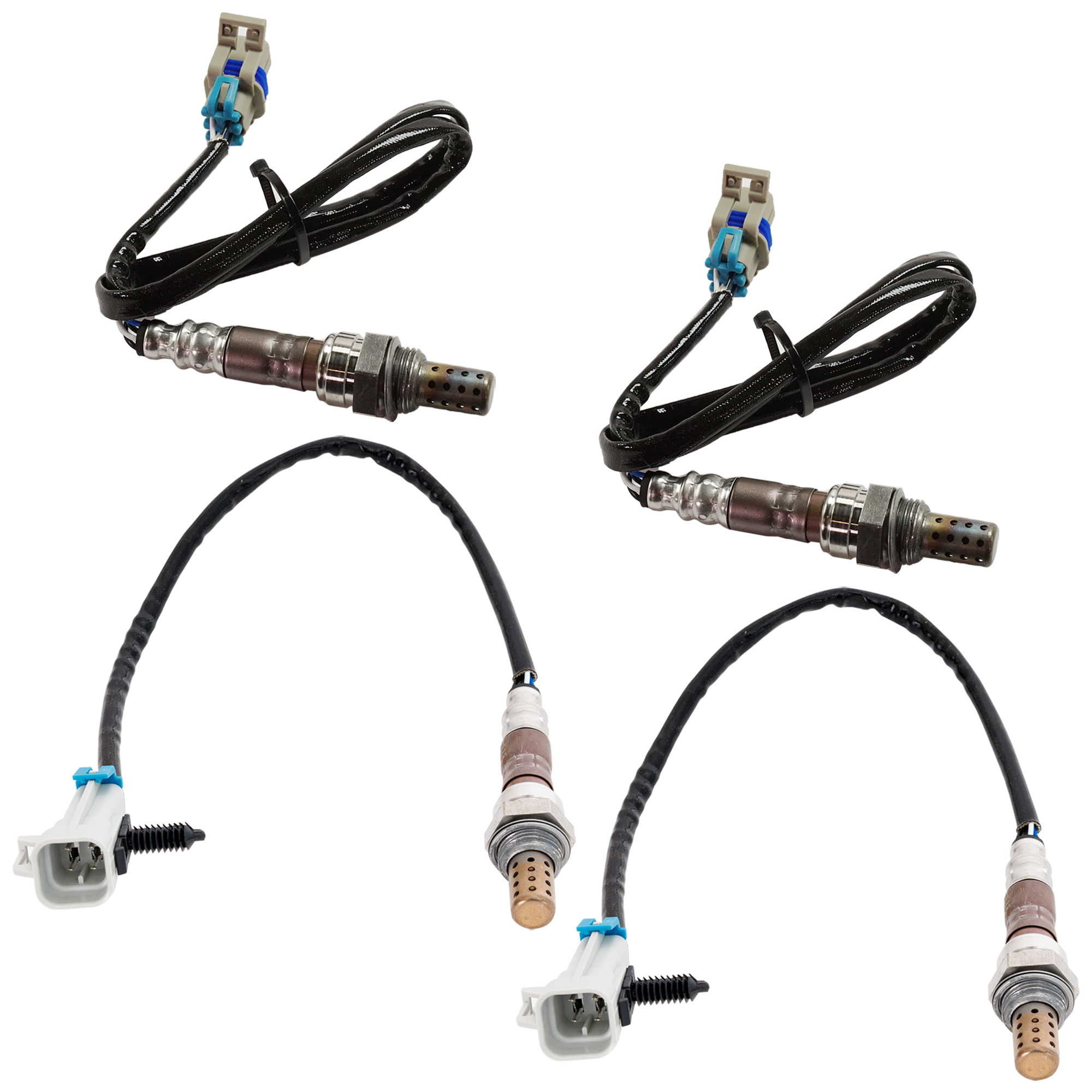AM MALIBU 08-12 OXYGEN SENSOR 4 Wire Heated Before and After Catalytic Converter Set of 4 SKU SET REPB960901-4B