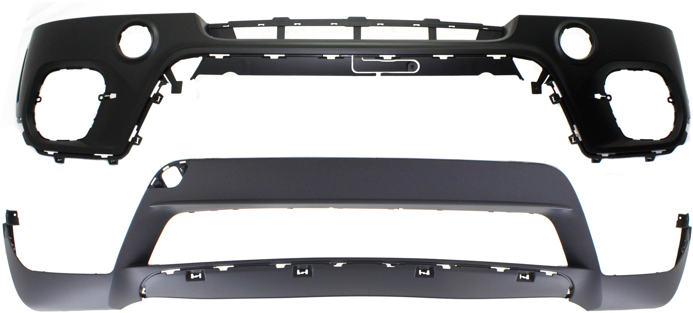 AM X5-11-13 BUMPER COVER Set of 2 Front Upper and Lower w o M Pkg Exc. M Model SKU SET REPBM010313-2 Partslink BM1000281 BM1015103 OEM 51117222371-51117222718