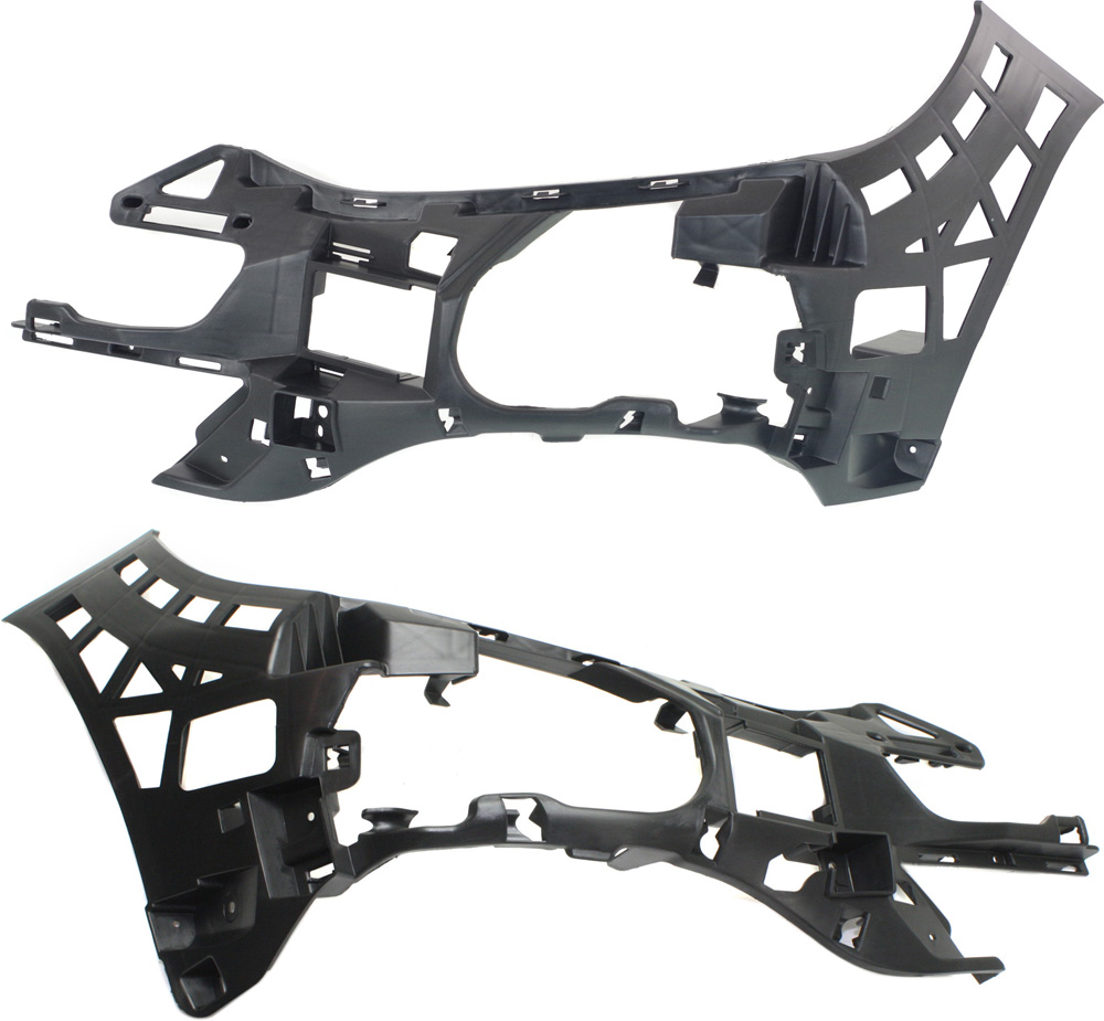 AM E CLASS 14-16 FRONT BUMPER SUPPORT RH and LH Primed Upper Cover w o AMG Styling Pkg Sdn Wgn SKU SET REPBZ010363 Partslink MB1043105 MB1042105 OEM 2128853865-2128853765