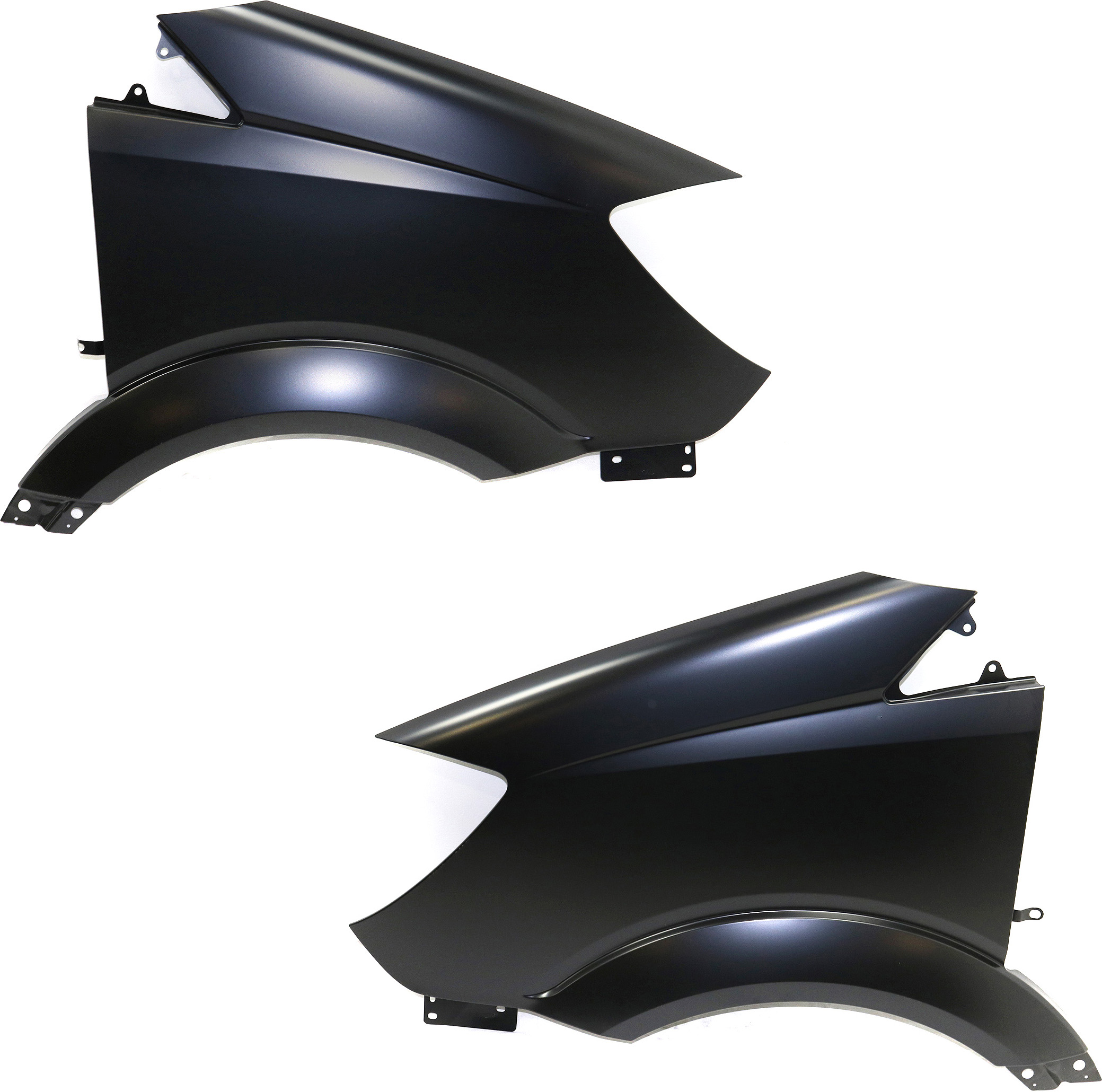 AM MERCEDES BENZ SPRINTER 14-18 FRONT FENDER RH AND LH Primed w o Side Light Hole SKU SET REPBZ220111 Partslink MB1240156 MB1241156 OEM 9068810101-9068810201