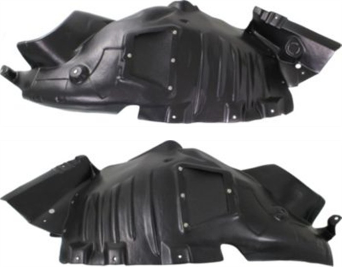 AM E CLASS 10-13 FRONT FENDER LINER RH AND LH Front Section Exc. E63 Model Convertible Coupe SKU SET REPBZ222113 Partslink MB1249158 MB1248158 OEM 2076901730-2076901830