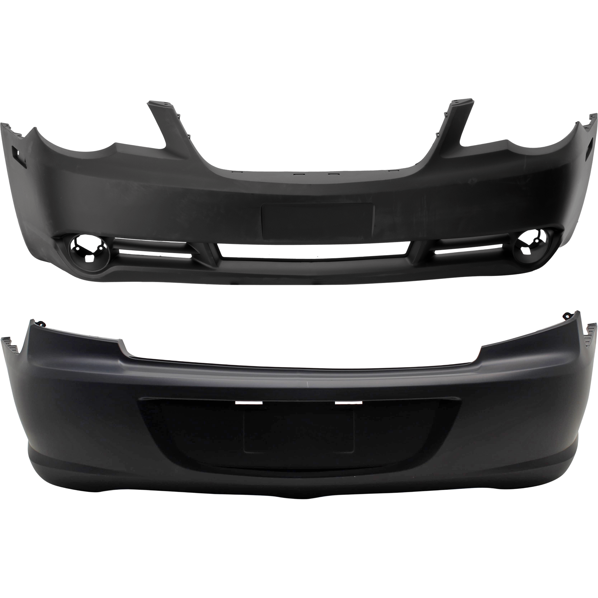 AM SEBRING 08-10 FRONT AND REAR BUMPER COVER Primed w o mounting bracket s Convertible w Dual Exhaust Holes SKU SET REPC010314P C