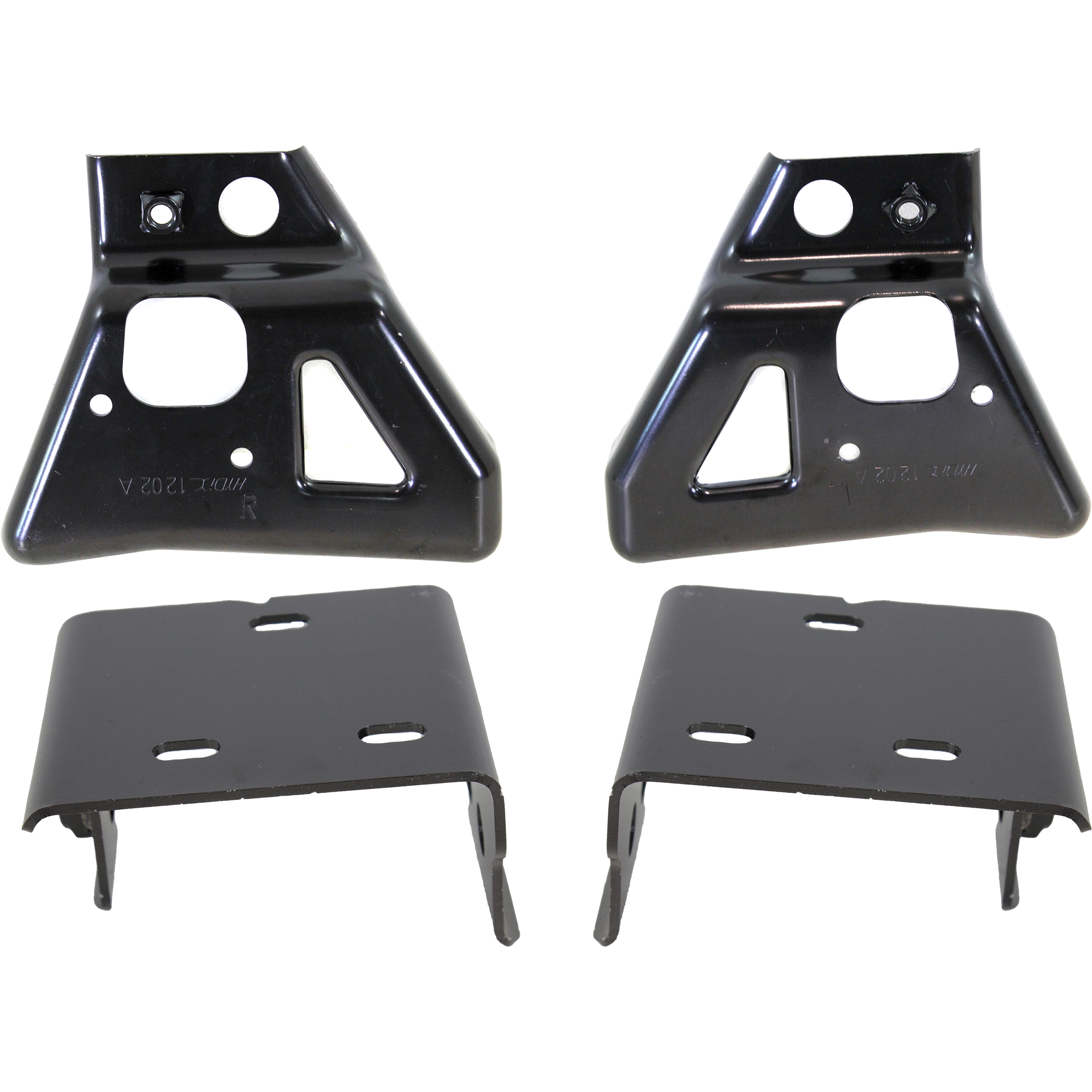 AM SILVERADO 2500 HD 3500 HD 11-14 FRONT BUMPER BRACKET RH AND LH Inner and Outer SKU SET REPC013121-4 Partslink GM1063100 GM1062100 GM1063101 GM1062101 OEM 25883353-25883352-25883348-258