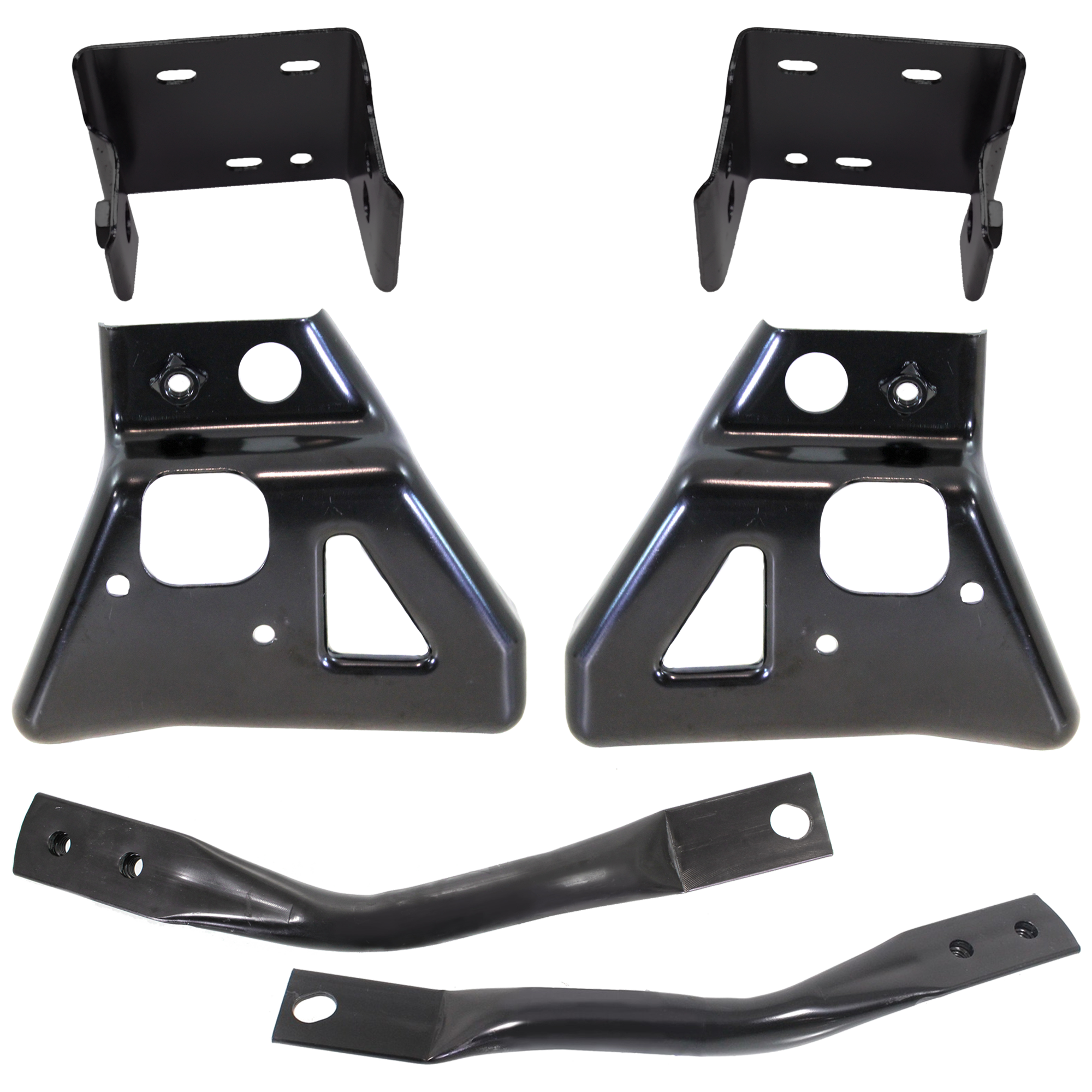 AM SILVERADO 2500 HD 3500 HD 11-14 FRONT BUMPER BRACKET RH AND LH Inner and Outer Set of 6 SKU SET REPC013122 Partslink GM1062100 GM1062101 GM1062106 GM1063100 GM1063101 GM1063106 OEM 25848058-25848059-25883347-258