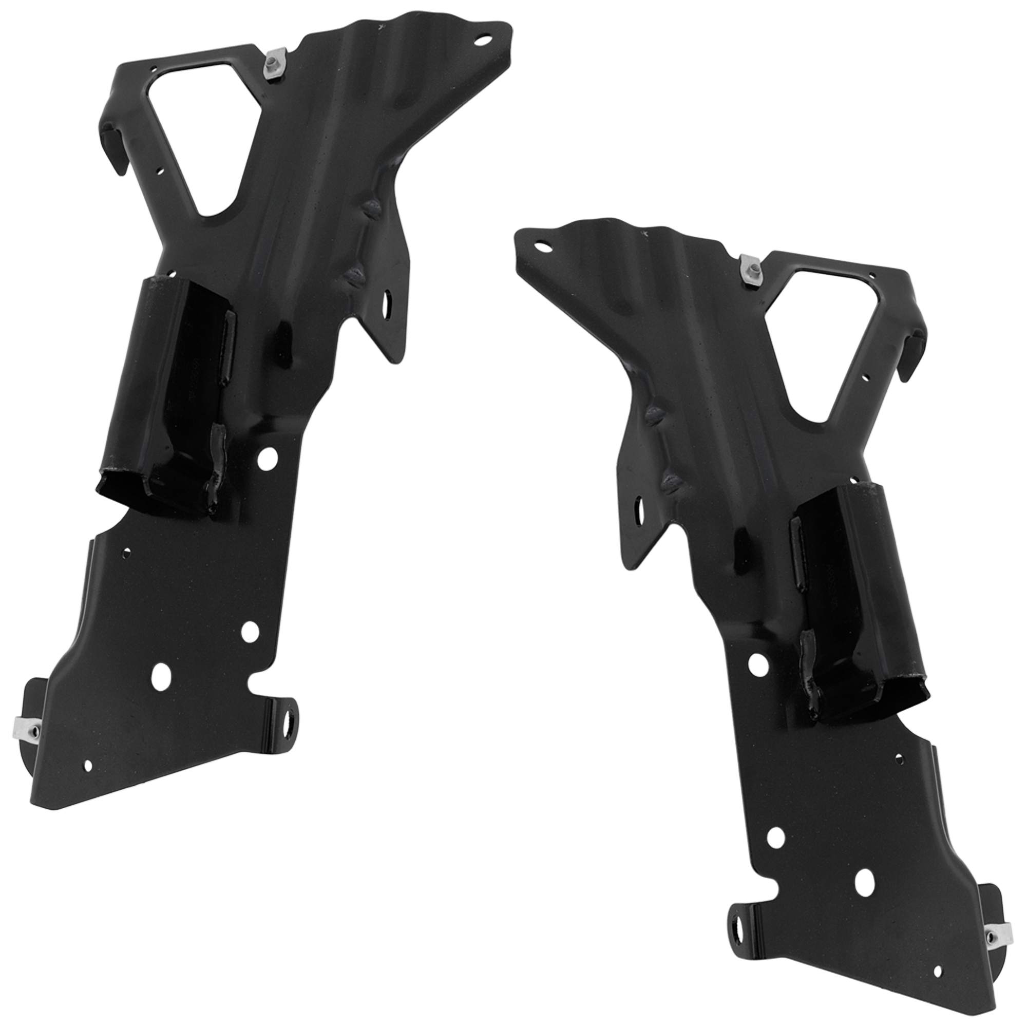 AM SILVERADO 1500-16-18 FRONT BUMPER BRACKET RH AND LH Inner Side Bracket w or w o Impact Skid Plate Includes 19 Sierra 1500 Limited CAPA SKU SET REPC013185Q Partslink GM1063113C GM1062113C OEM 84029774-84029775