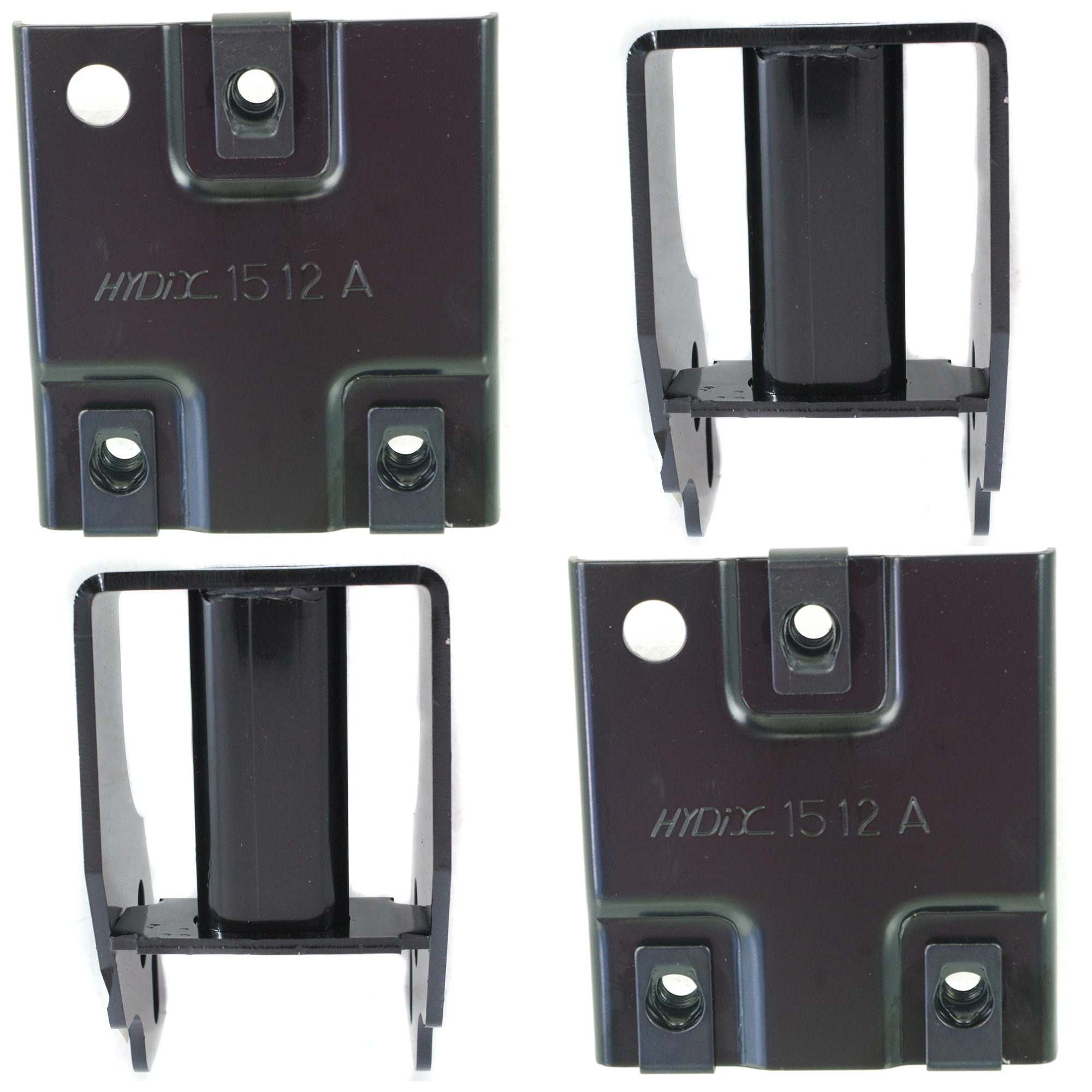 AM SILVERADO SIERRA 2500 HD 3500 HD 11-14 FRONT BUMPER BRACKET RH AND LH Set of 2 SKU SET REPC013504-4 Partslink GM1062105 GM1066195 OEM 20966182-25996793