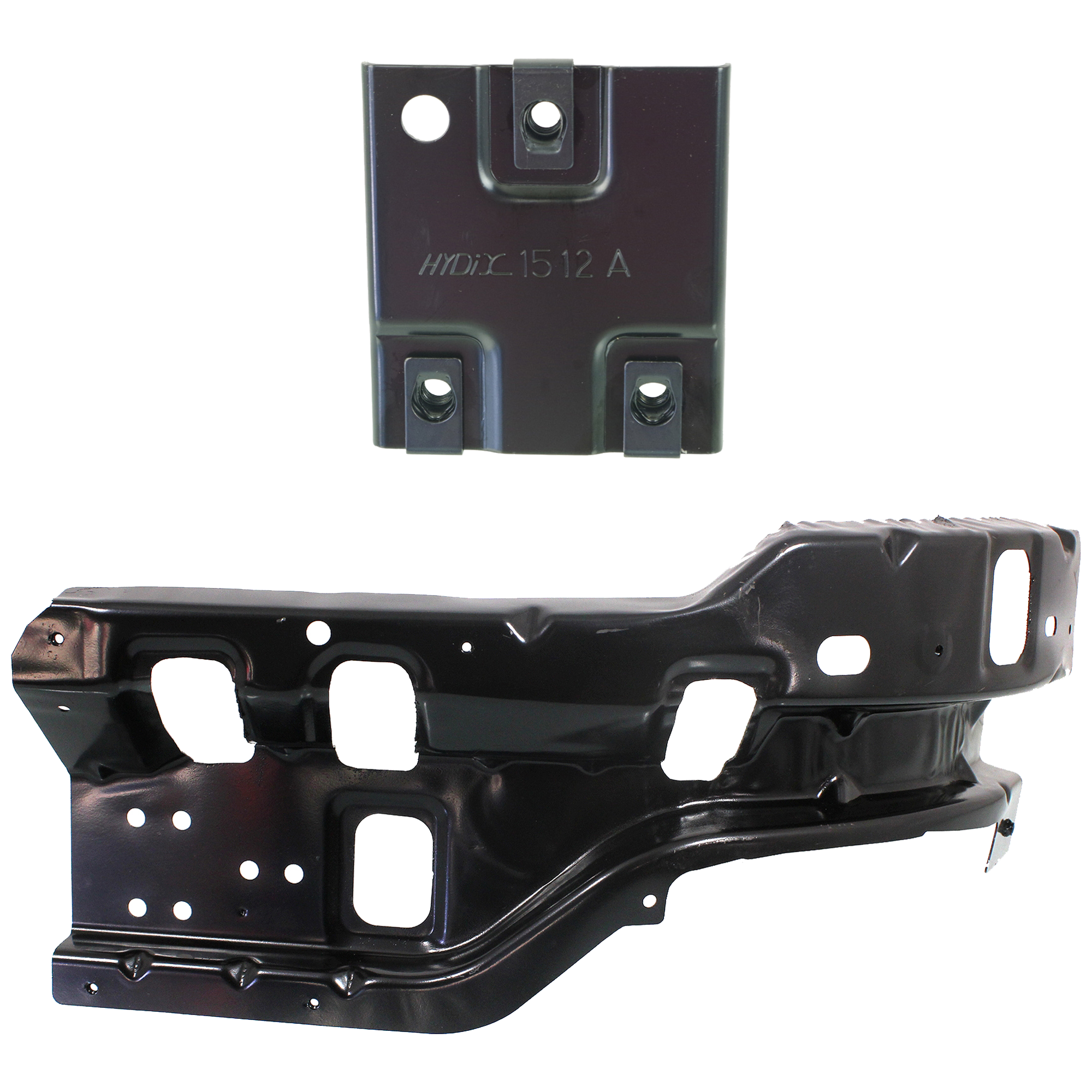 AM SILVERADO 2500 HD 3500 HD 11-14 FRONT BUMPER BRACKET LH Set of 2 SKU SET REPC013505-2 A Partslink GM1062105 GM1066193 OEM 25883351-25996793
