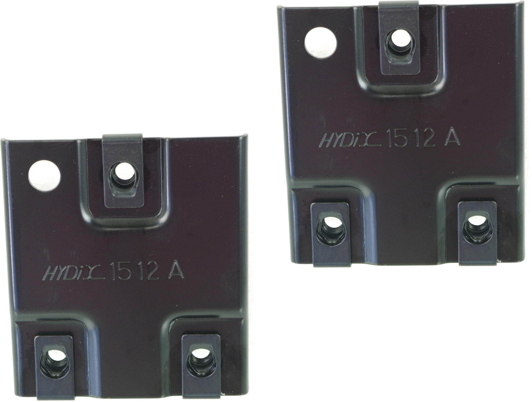 AM SILVERADO 2500-3500-11-14 FRONT BUMPER BRACKET RH AND LH Attaching Plate SKU SET REPC013505-2 Partslink GM1062105 OEM 25996793