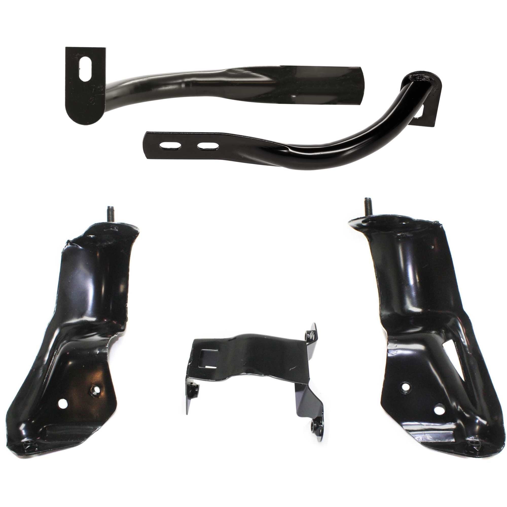 AM SILVERADO 99-02 TAHOE 00-06 FRONT BUMPER BRACKET RH AND LH Set of 3 Inc. Center and Outer Bumper Braces SKU SET REPC013701 Partslink GM1061102 GM1066129 GM1067129 OEM 15705657-15705658 Performance