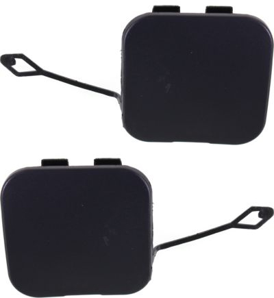 AM STS 05-09 FRONT BUMPER TOW HOOK COVER Primed Set of 2 SKU SET REPC014601 Partslink GM1029100 OEM 12335932