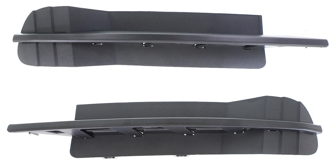 AM MALIBU 10-12 FRONT FOG LAMP COVER RH AND LH Textured Black Side bumper grille SKU SET REPC015507 Partslink GM1039137 GM1038137 OEM 20861566-20861565