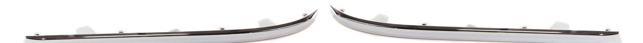 AM TOWN AND COUNTRY 08-10 REAR BUMPER MOLDING RH AND LH Chrome Plastic SKU SET REPC016103 Partslink CH1146103 CH1147103 OEM 5113112AA 5113113AA