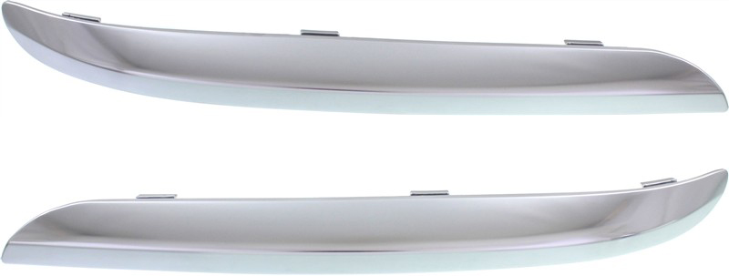 AM CHRYSLER 300-11-14 FRONT BUMPER MOLDING RH and LH Satin Chrome Platinum Exc. SRT 8 Models SKU SET REPC016111 Partslink CH1046106 CH1047106 OEM 68175170AA 68175171AA