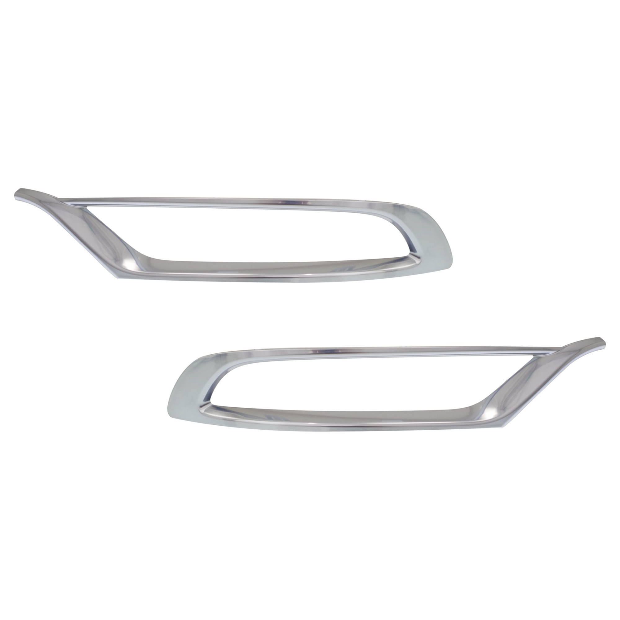 AM CHRYSLER 300-15-23 FRONT BUMPER MOLDING RH AND LH Center Applique Outer Platinum CAPA SKU SET REPC016119Q Partslink CH1038166C CH1039166C OEM 5XV88SZ7AB 5XV89SZ7AB