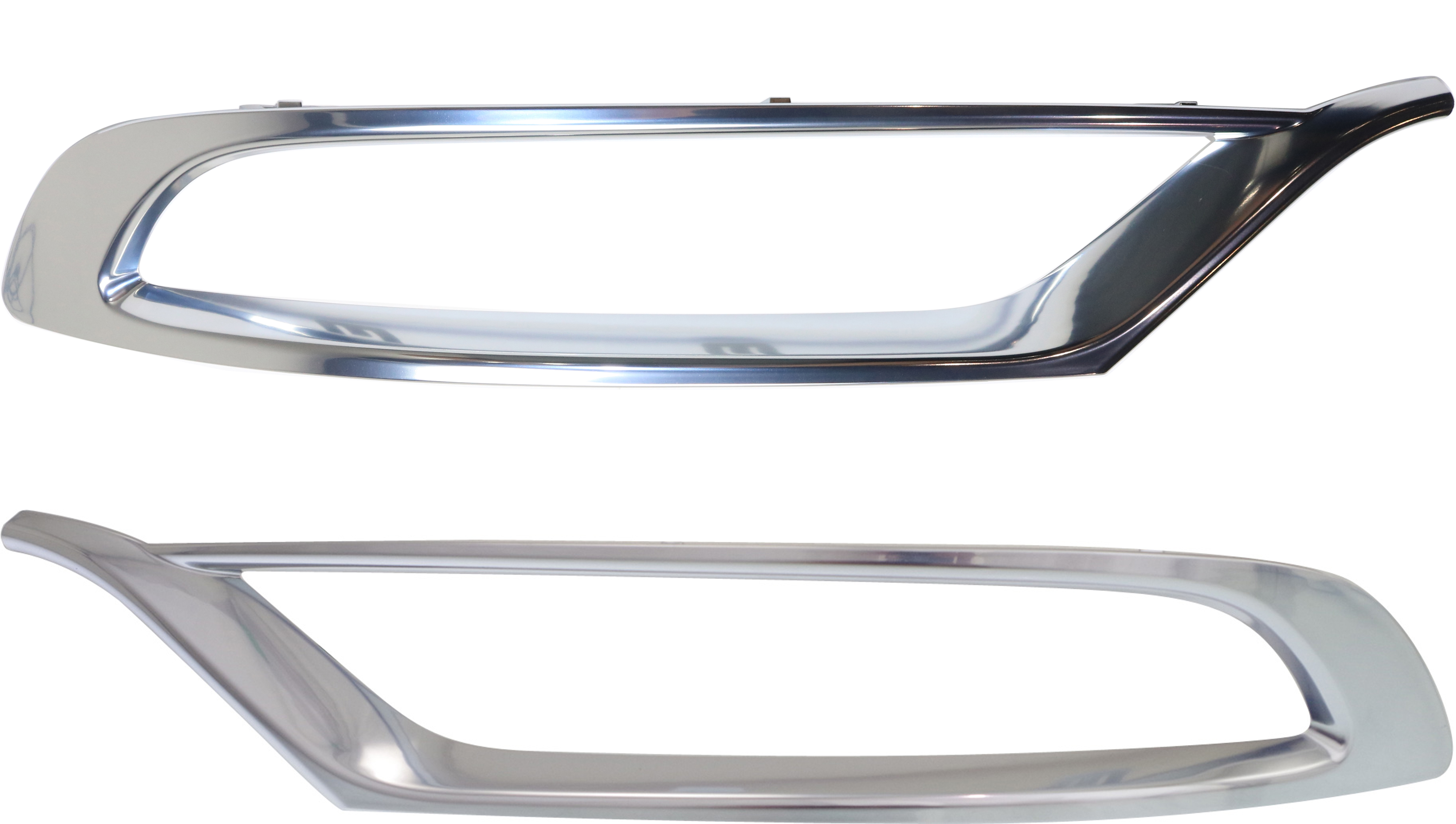 AM CHRYSLER 300-15-23 FRONT BUMPER MOLDING RH AND LH Outer Center Applique Platinum SKU SET REPC016119 Partslink CH1038166 CH1039166 OEM 5XV88SZ7AB 5XV89SZ7AB