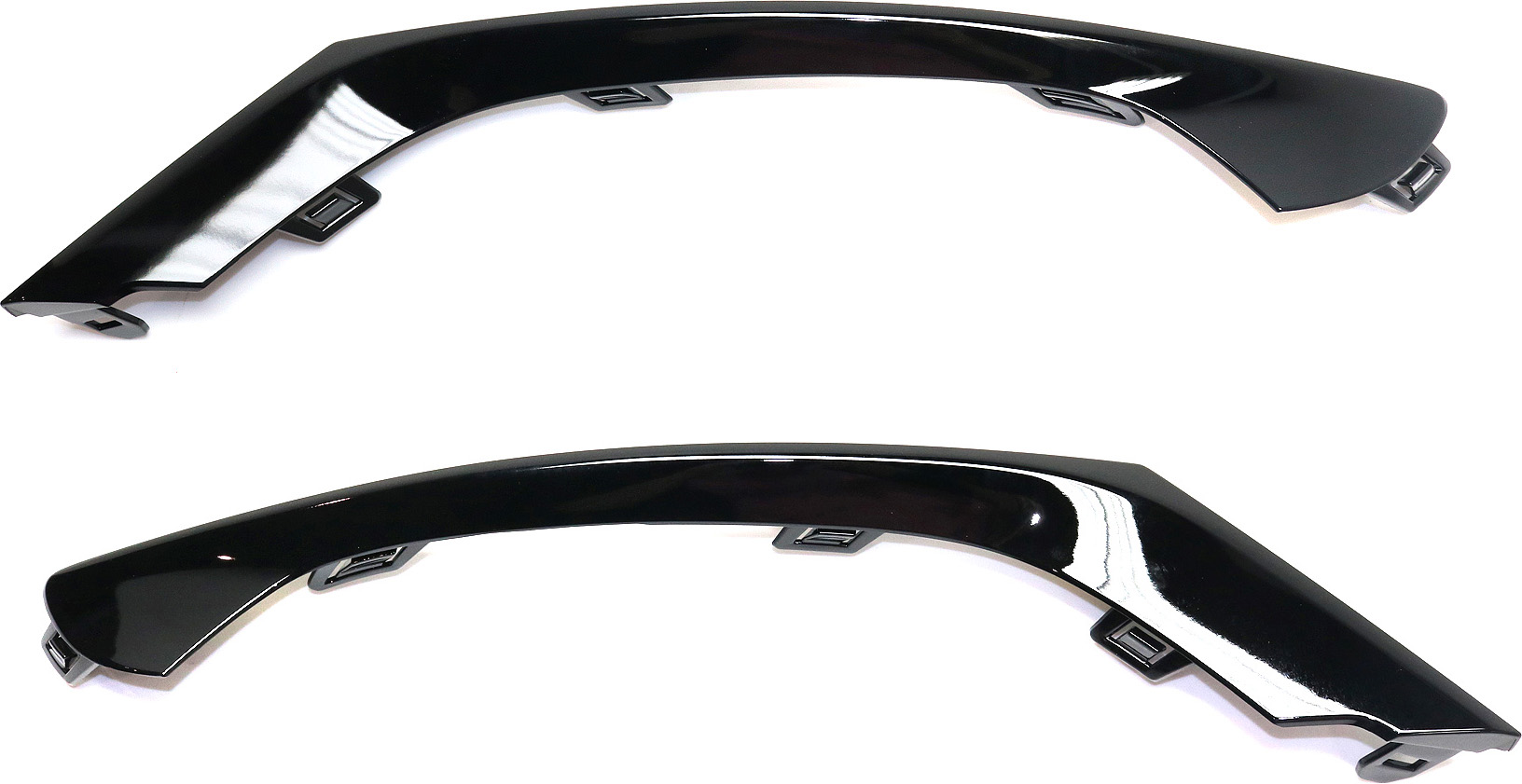 AM CHRYSLER 200-15-17 FRONT BUMPER MOLDING RH AND LH Outer Black CAPA SKU SET REPC016125Q Partslink CH1047109C CH1046109C OEM 68203038AB 68203039AB