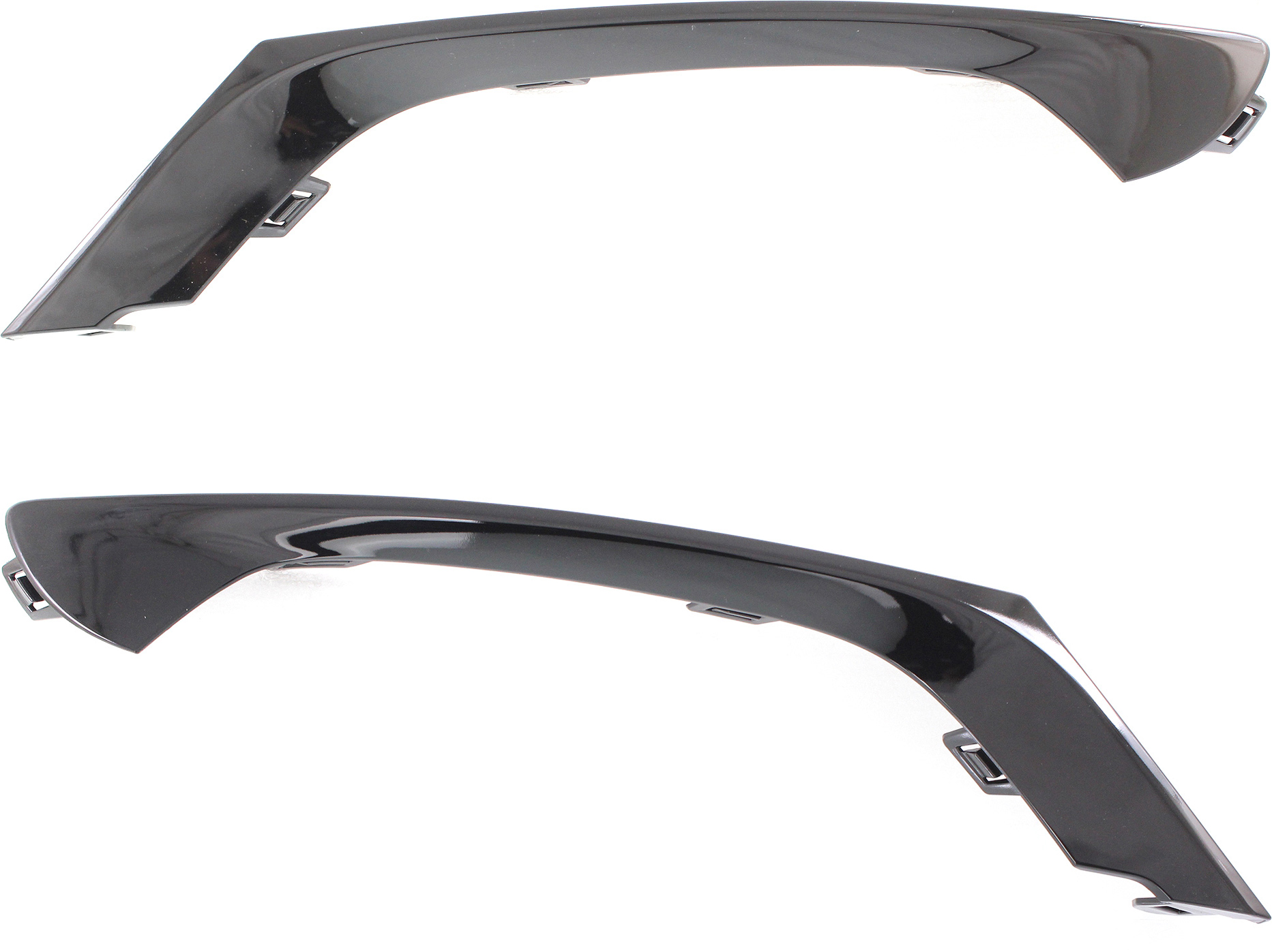 AM CHRYSLER 200-15-17 FRONT BUMPER MOLDING RH AND LH Outer Black SKU SET REPC016125 Partslink CH1047109 CH1046109 OEM 68203038AB 68203039AB