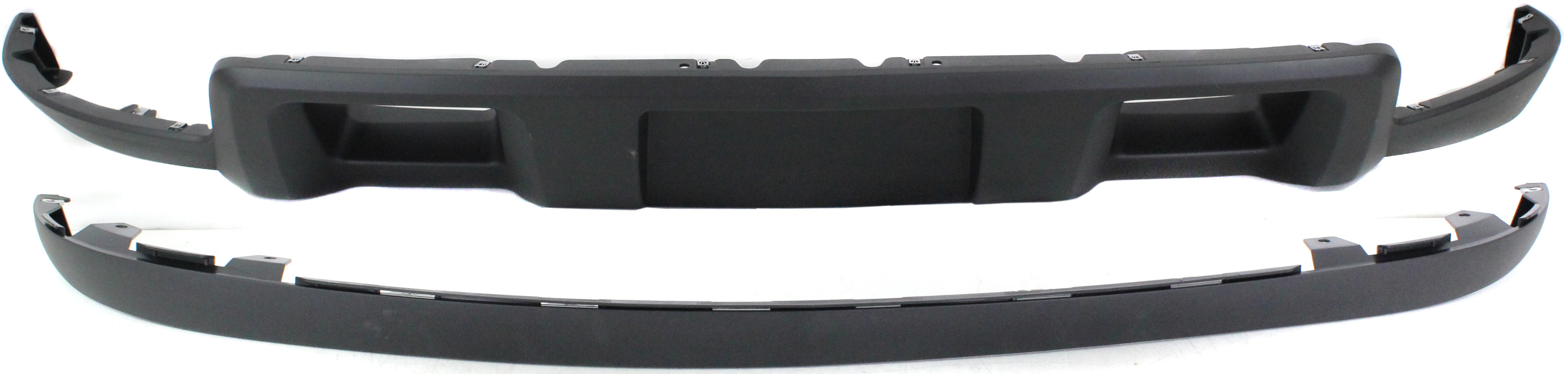 AM SILVERADO 2500 HD 3500 HD 11-14 FRONT LOWER VALANCE Deflector and Extension Textured SKU SET REPC017516P 2 Partslink GM1092213 GM1095195 OEM 19370763-20845670