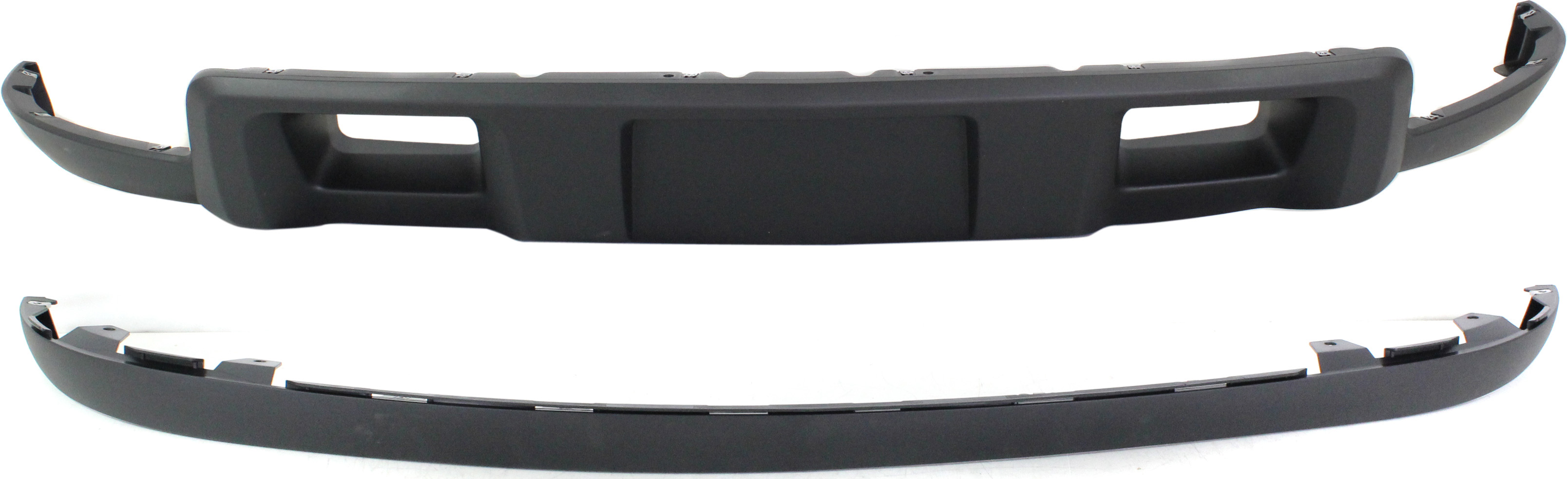 AM SILVERADO 2500 HD 3500 HD 11-14 FRONT LOWER VALANCE Deflector and Extension Textured CAPA SKU SET REPC017516Q 2 Partslink GM1095195C OEM 20845670