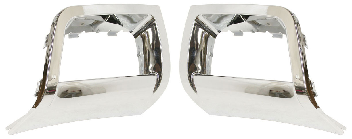 AM TRAILBLAZER 06-09 FRONT FOG LAMP MOLDING RH AND LH Chrome SKU SET REPC018901 Partslink GM1039106 GM1038106 OEM 15135188-15135187