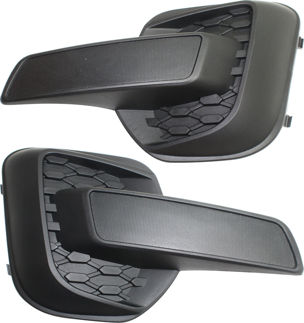 AM EQUINOX 10-15 FRONT FOG LAMP COVER RH AND LH Textured Black SKU SET REPC018911 Partslink GM1039128 GM1038128 OEM 25798750-25798751